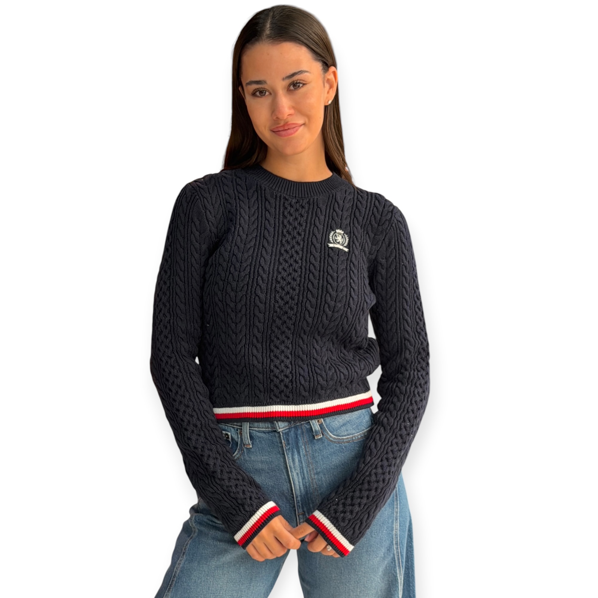 חולצה נשים TOMMY HILFIGER SWEATERS חולצה נשים TOMMY HILFIGER SWEATERS