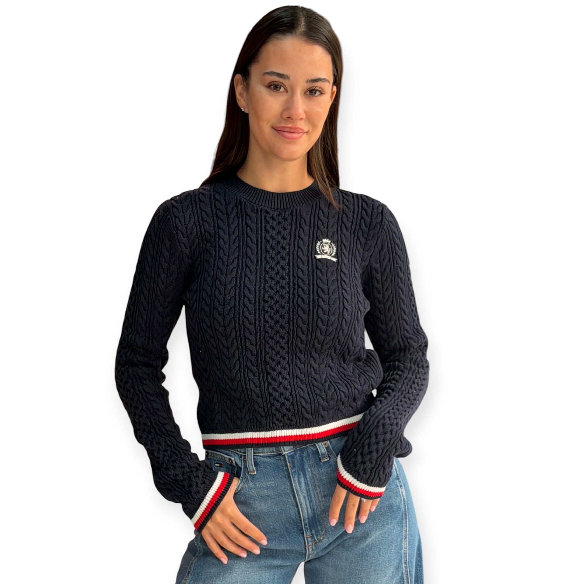 חולצה נשים TOMMY HILFIGER SWEATERS חולצה נשים TOMMY HILFIGER SWEATERS