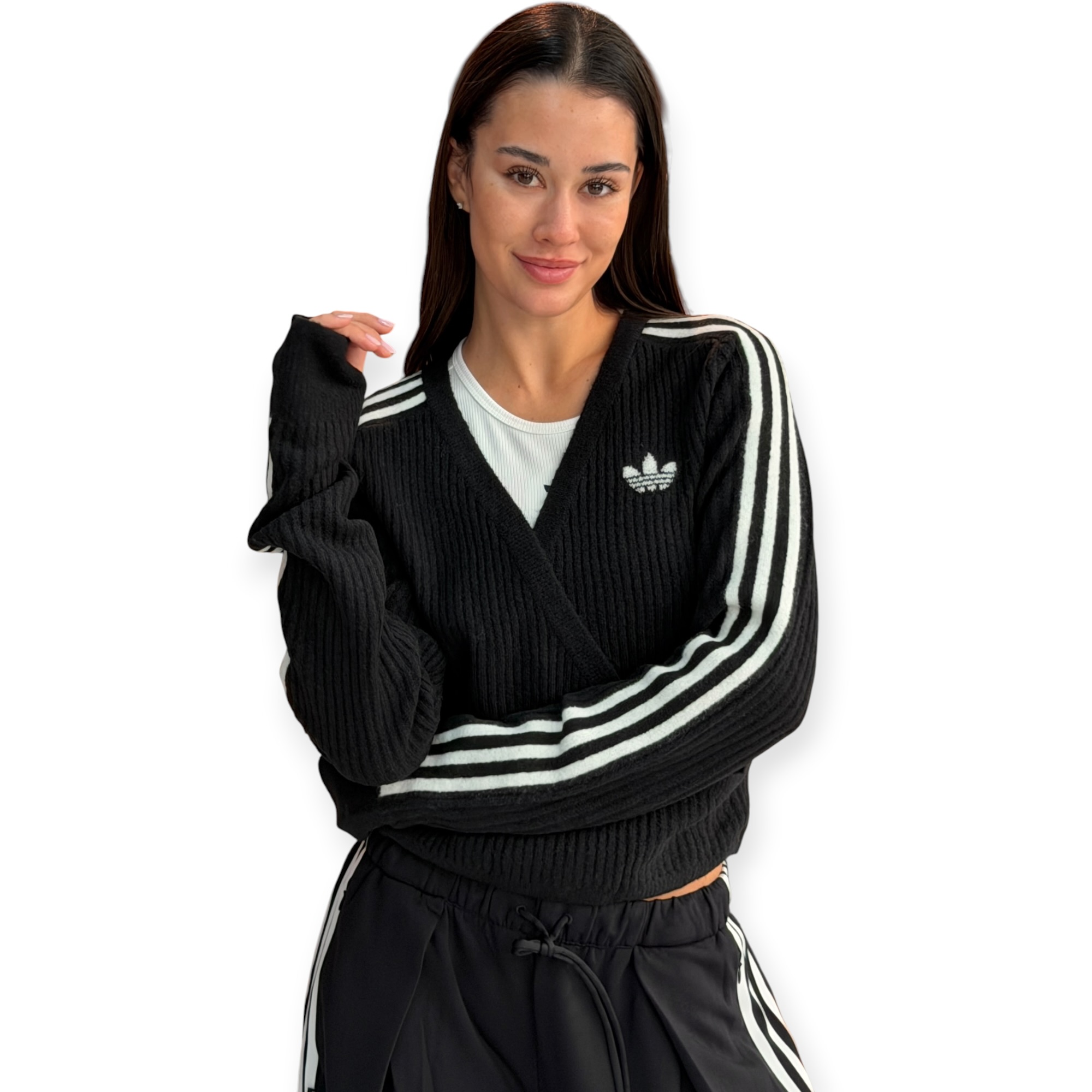 חולצה נשים ADIDAS KNIT KARDIGAN