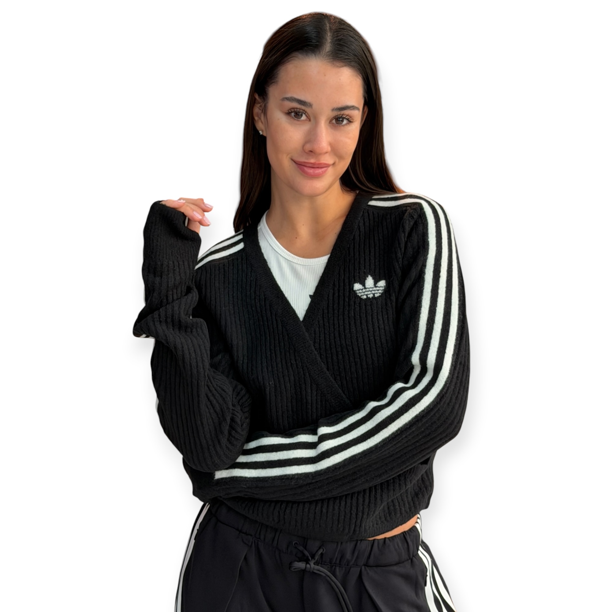 חולצה נשים ADIDAS KNIT KARDIGAN