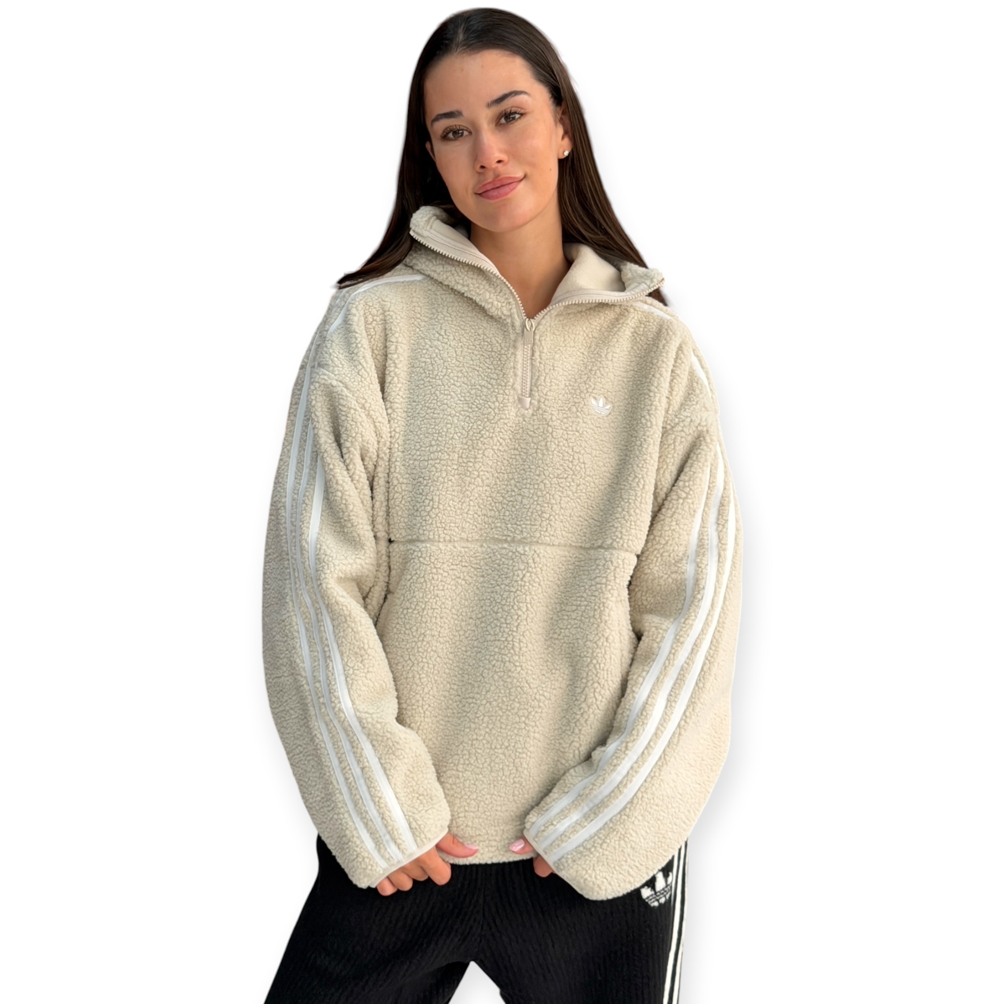 חולצה נשים ADIDAS HOODED FLEECE