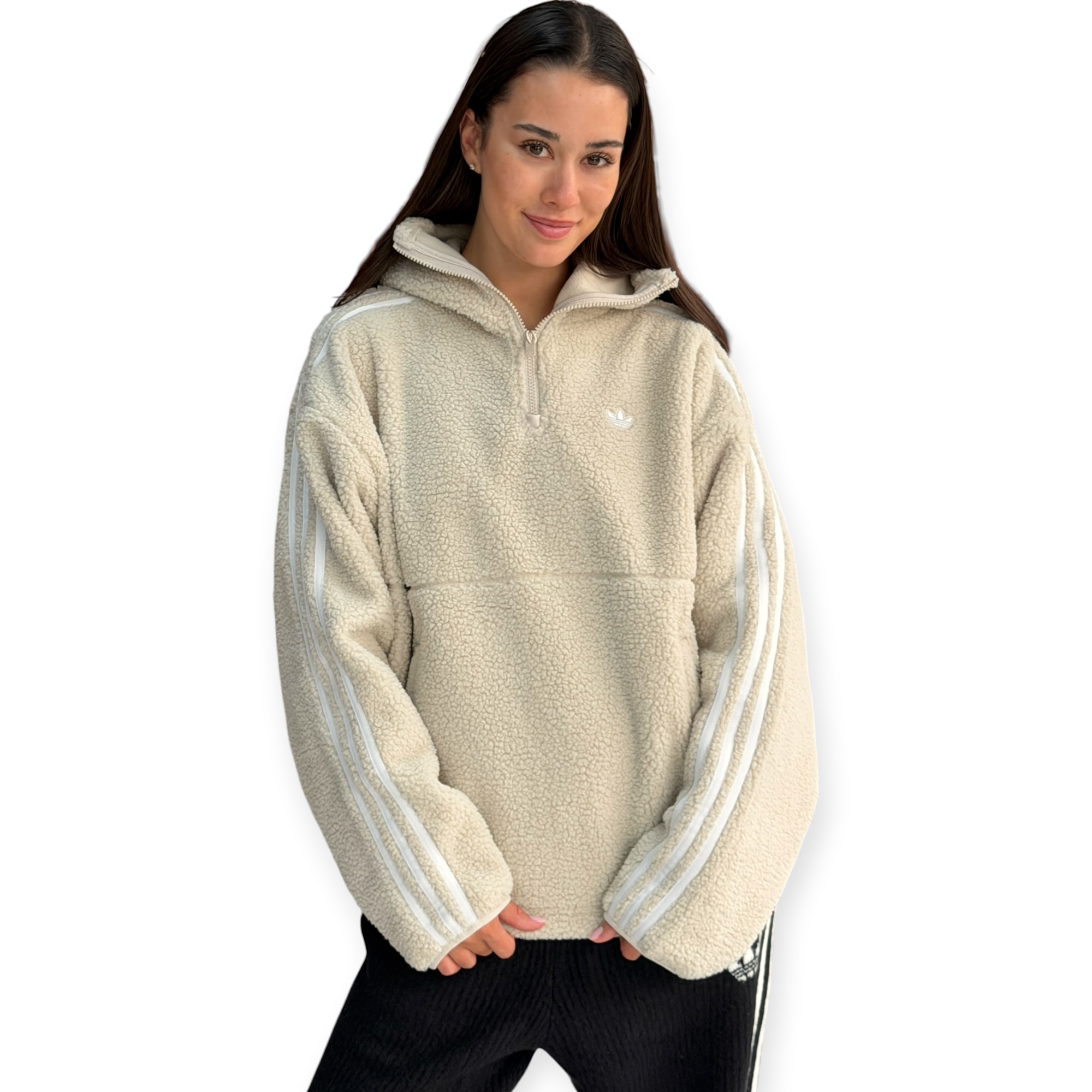 חולצה נשים ADIDAS HOODED FLEECE