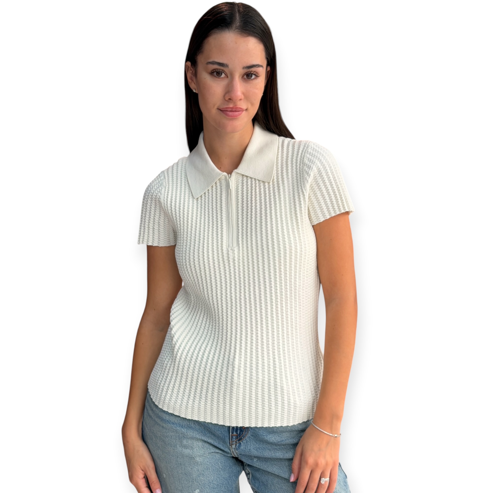 חולצה נשים CALVIN KLEIN POLO חולצה נשים CALVIN KLEIN POLO