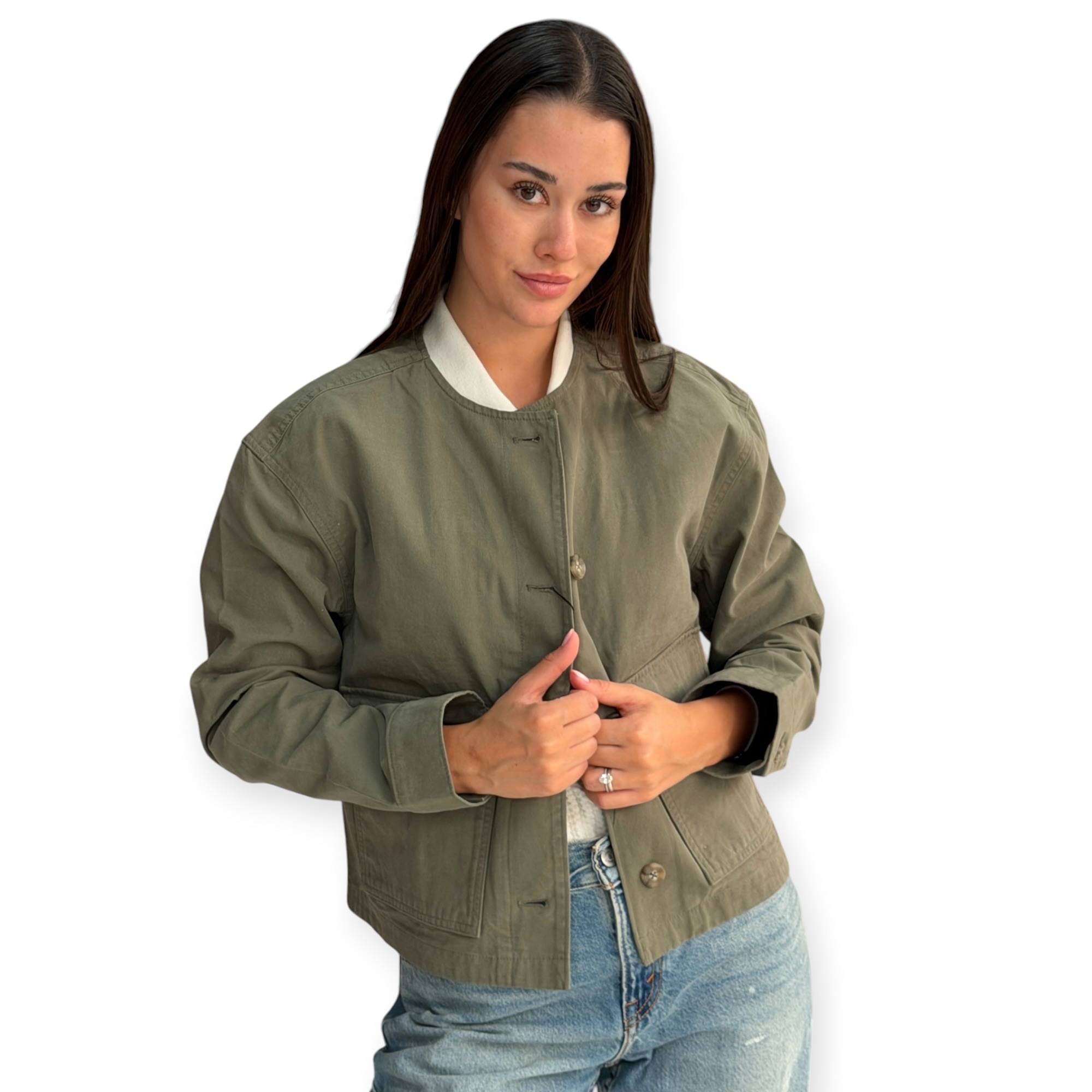 זקט קנבס נשים CALVIN KLEIN CANVAS JACKET