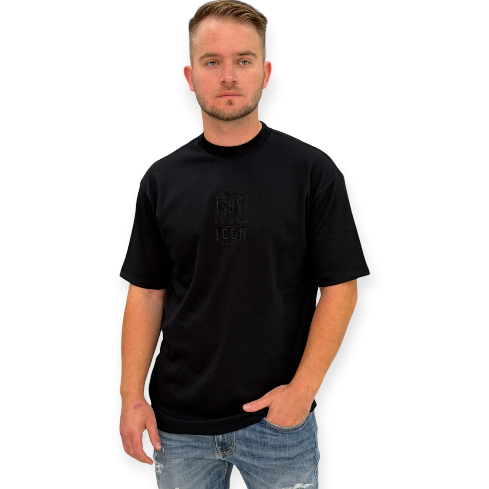 חולצה גברים ICON MILANO SS SHIRT חולצה גברים ICON MILANO SS SHIRT