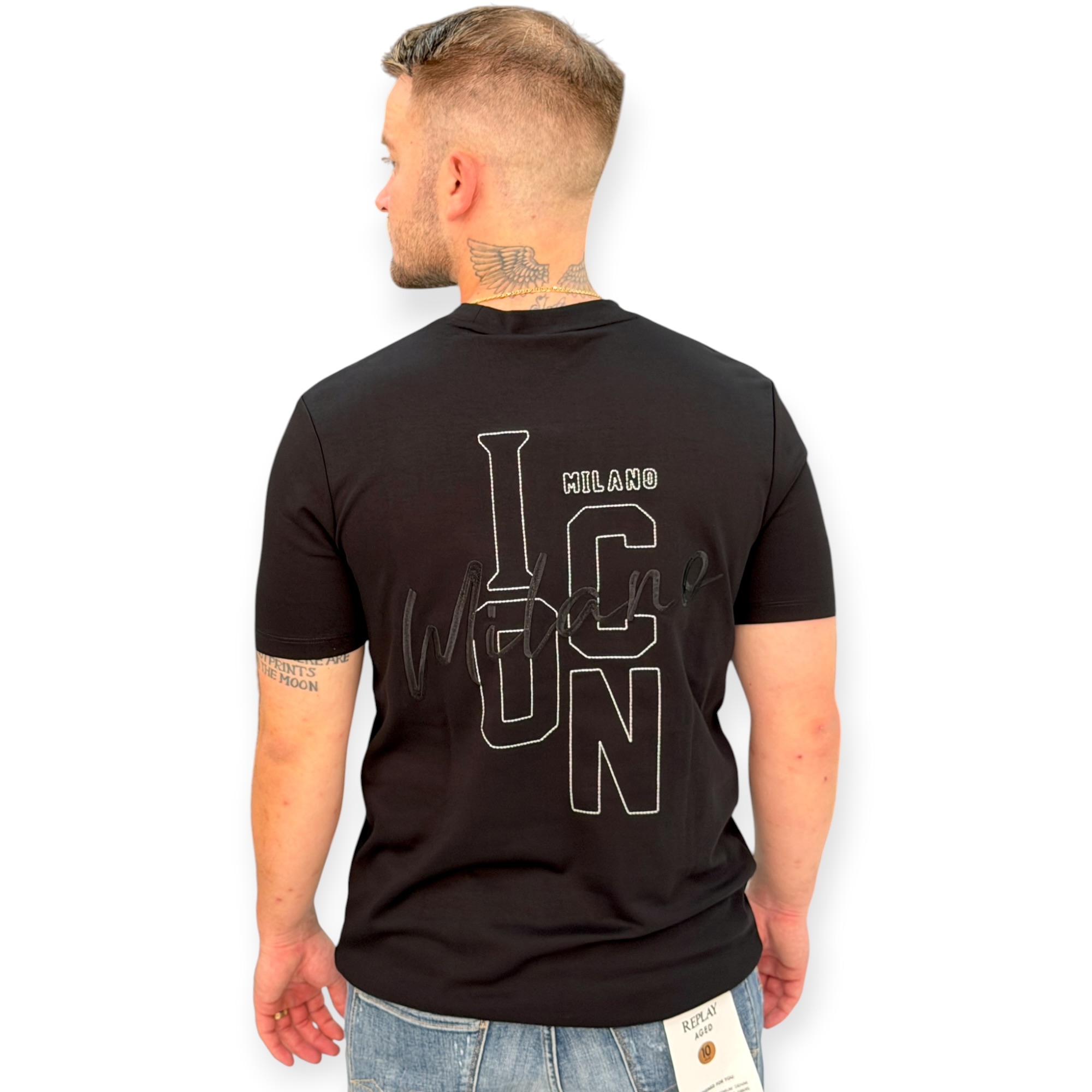 חולצה גברים ICON MILANO SS SHIRT חולצה גברים ICON MILANO SS SHIRT