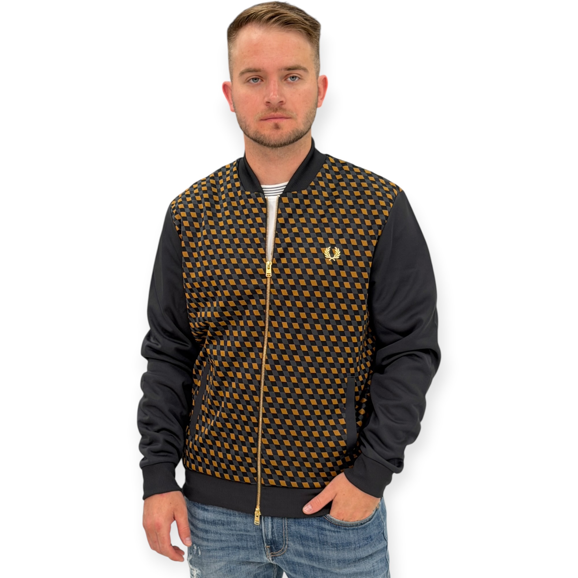 זקט לגברים FRED PERRY TRACK JACKET