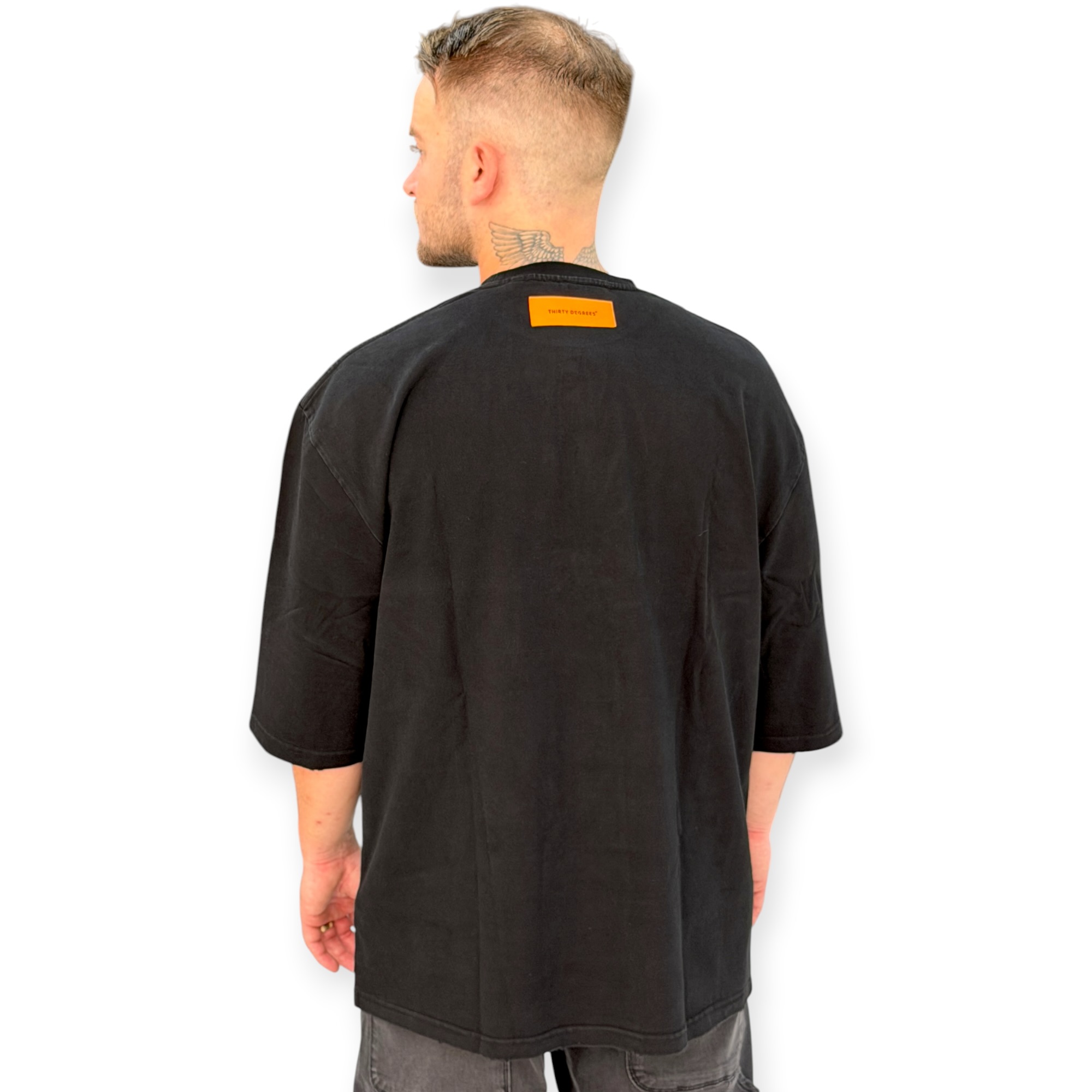 חולצה אוברסייז גברים THIRTY DEGREES OVERSIZE SHIRT חולצה אוברסייז גברים THIRTY DEGREES OVERSIZE SHIRT