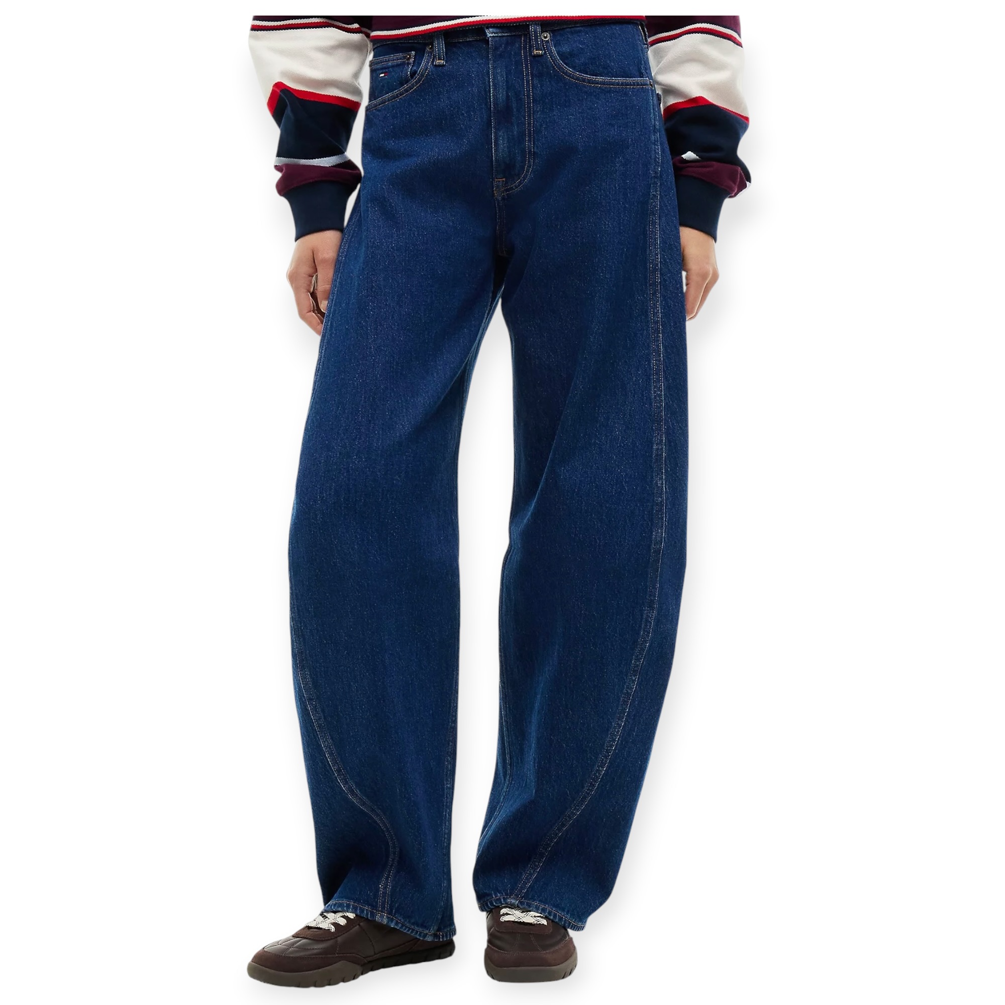 גינס נשים TOMMY HILFIGER HIGH RISE BARREL
