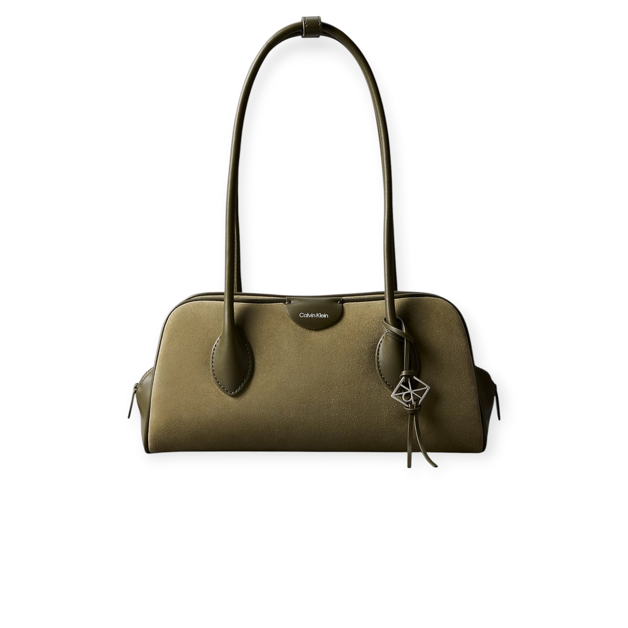 תיק נשים CALVIN KLEIN SUEDE SHOULDER BAG תיק נשים CALVIN KLEIN SUEDE SHOULDER BAG