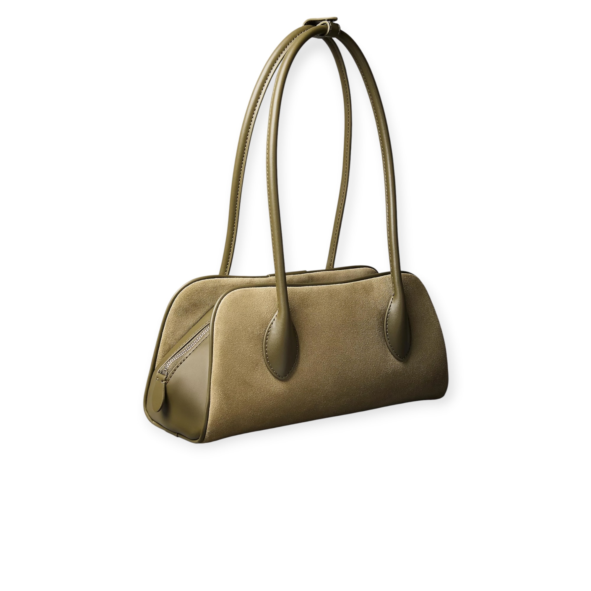 תיק נשים CALVIN KLEIN SUEDE SHOULDER BAG תיק נשים CALVIN KLEIN SUEDE SHOULDER BAG