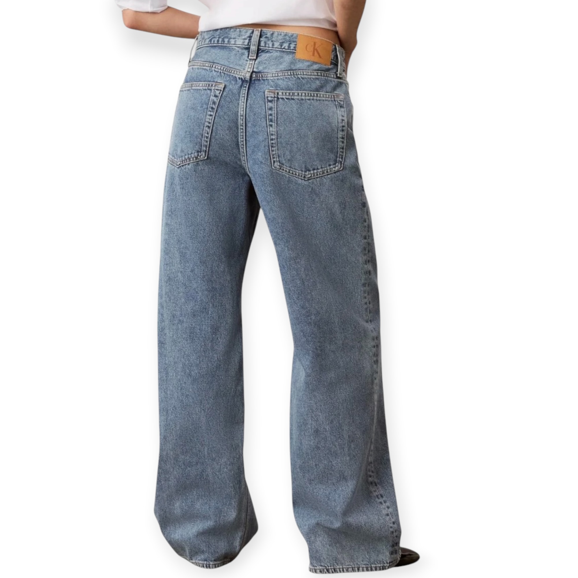 גינס נשים CLVIN KLEIN RELAXED BAGGY JEANS