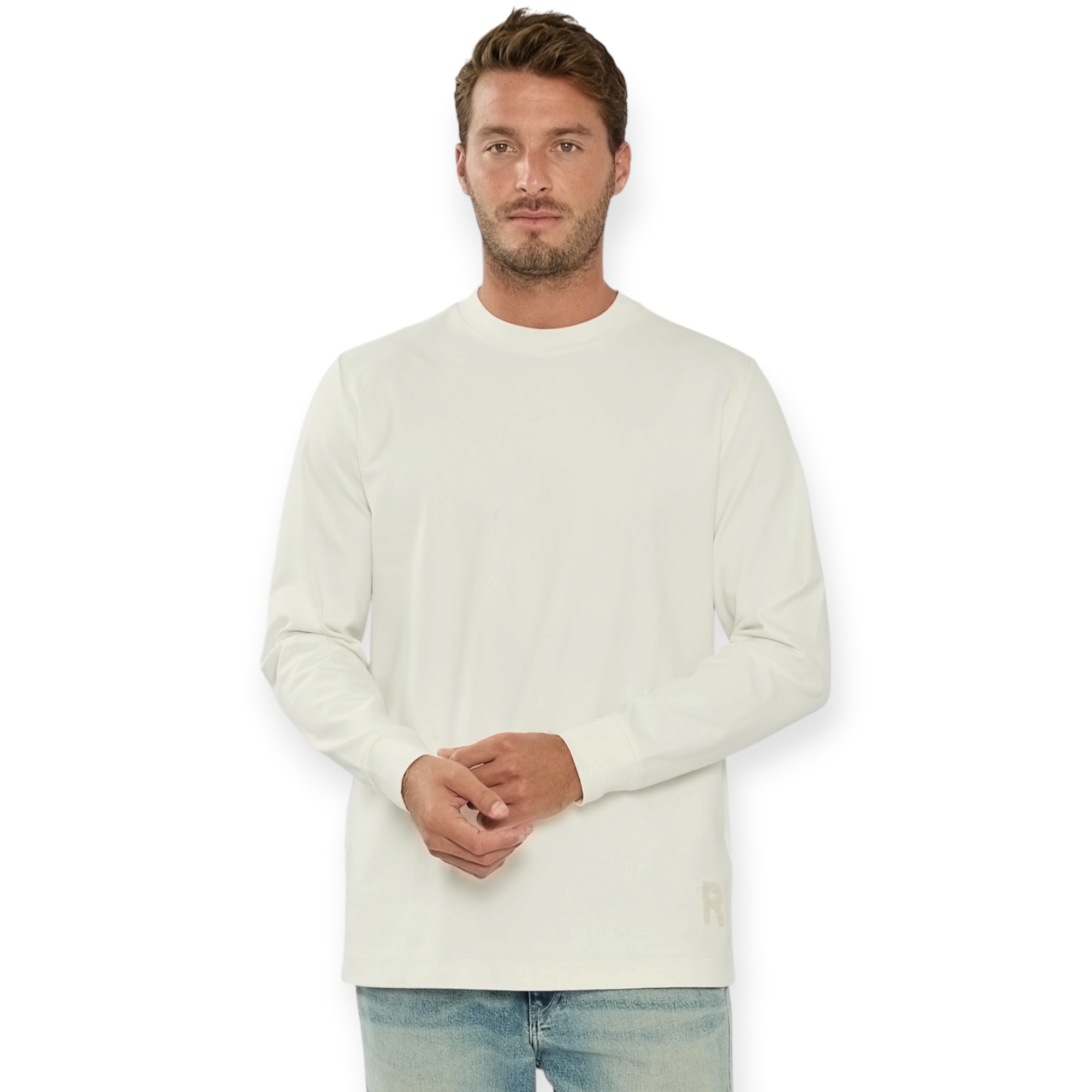 חולצה גברים REPLAY AMMONIA OS LS SHIRT