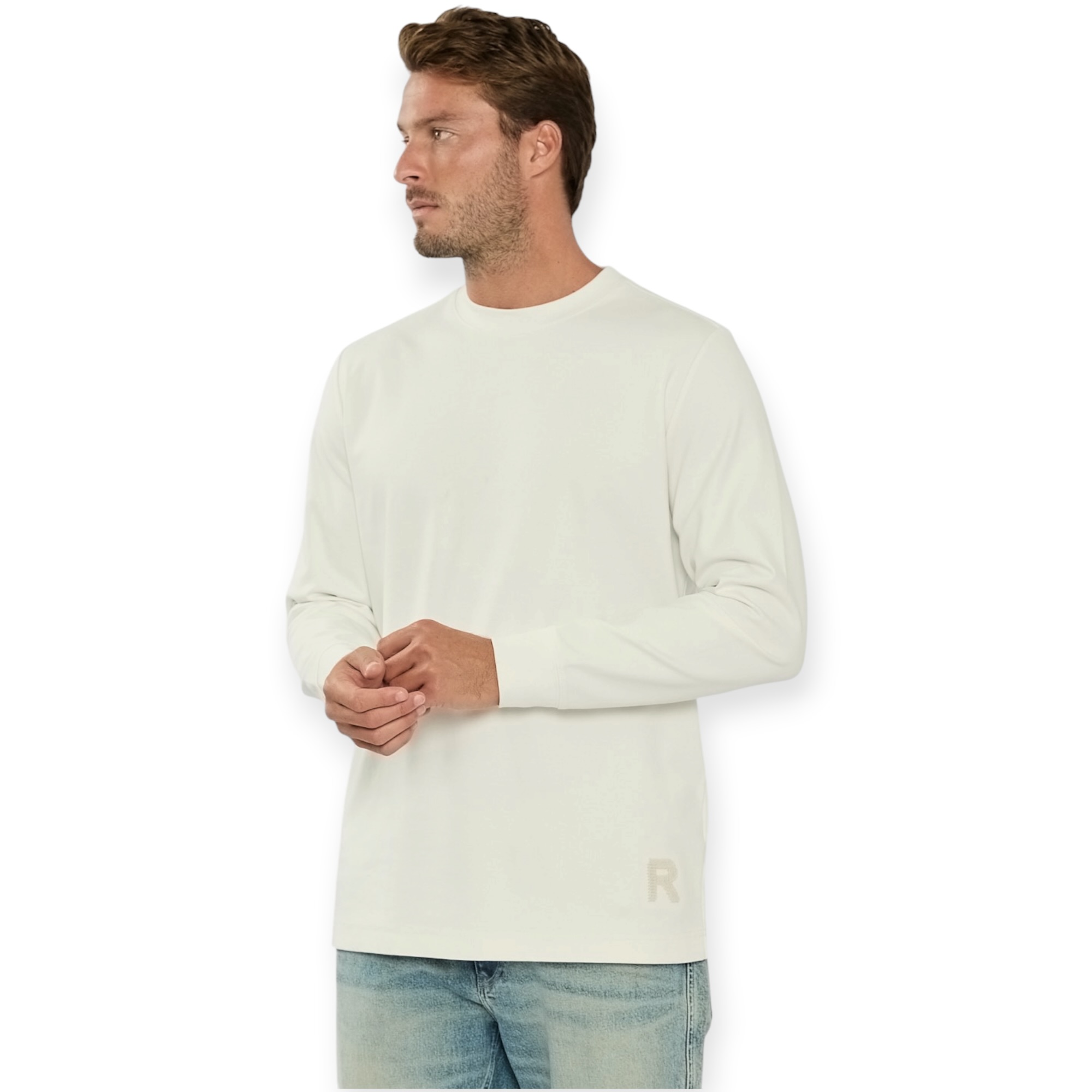 חולצה גברים REPLAY AMMONIA OS LS SHIRT