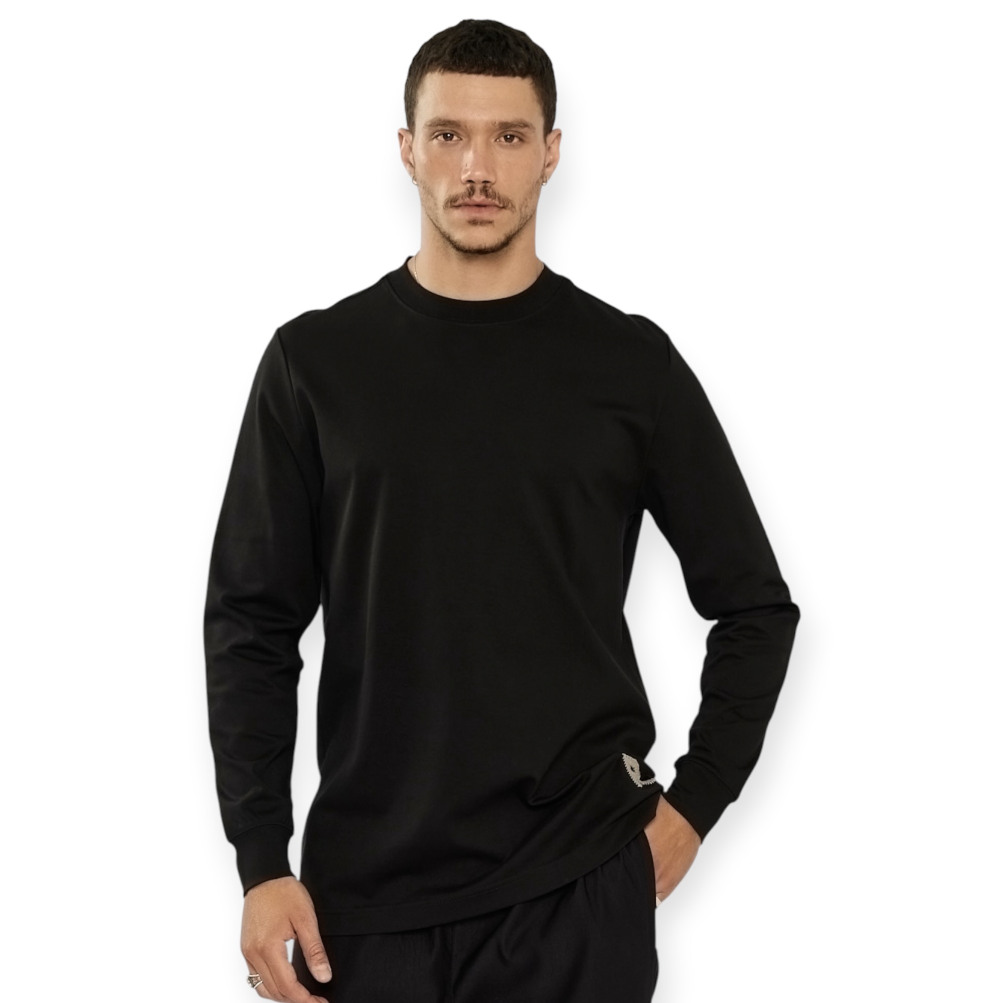 חולצה גברים REPLAY AMMONIA OS LS SHIRT