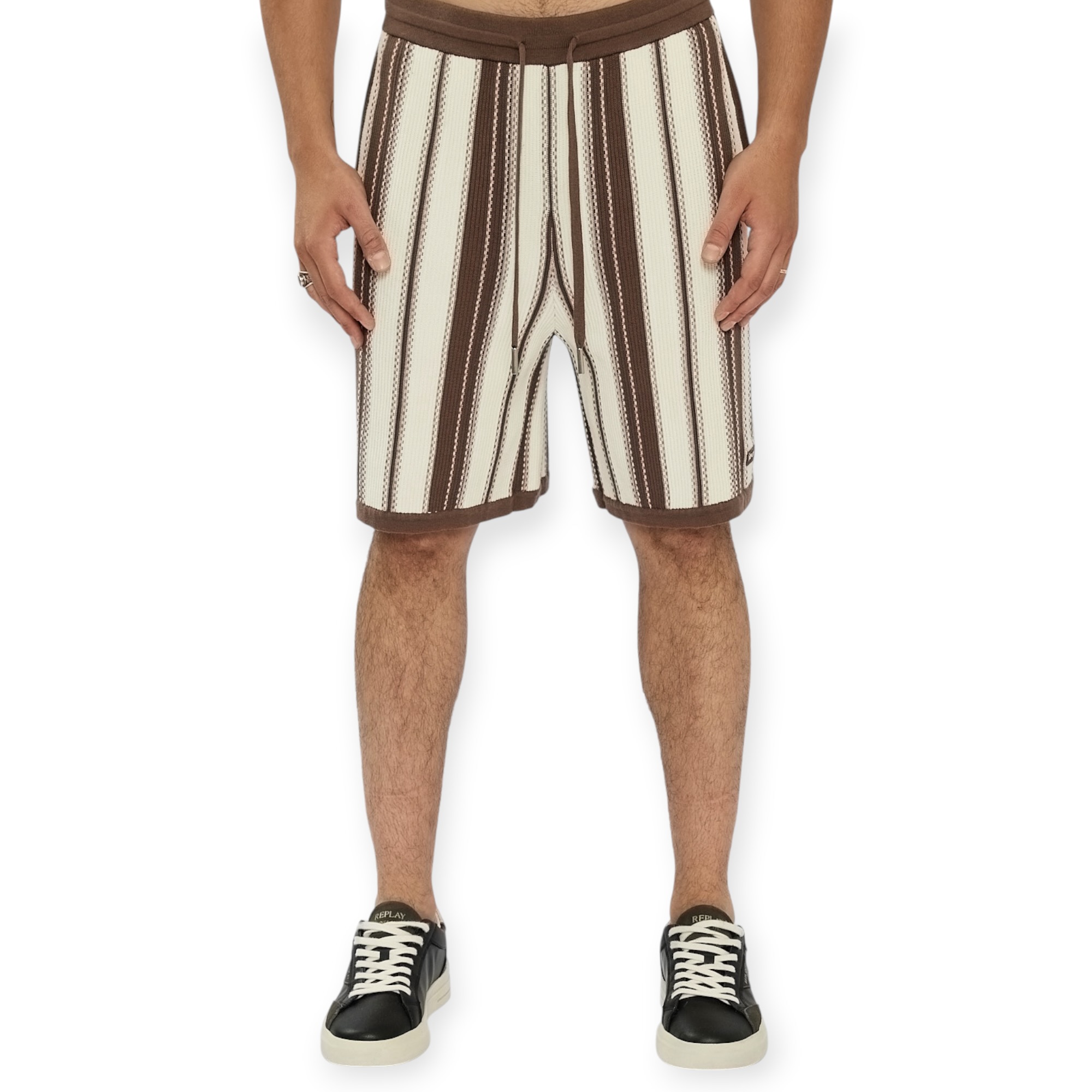 מכנס קצר גברים REPLAY KNIT SHORTS מכנס קצר גברים REPLAY KNIT SHORTS