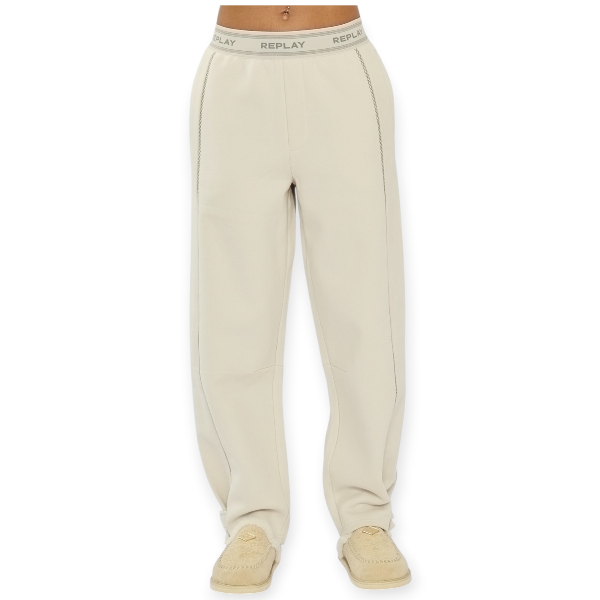 חליפה נשים REPLAY FLEECE HOODED SET