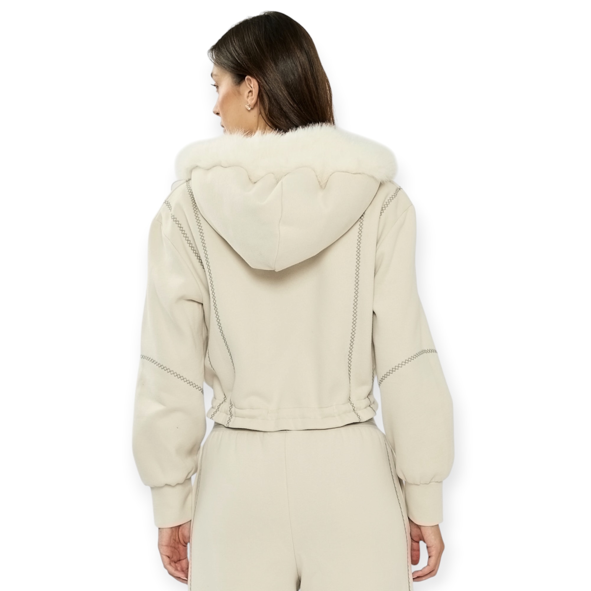 חליפה נשים REPLAY FLEECE HOODED SET