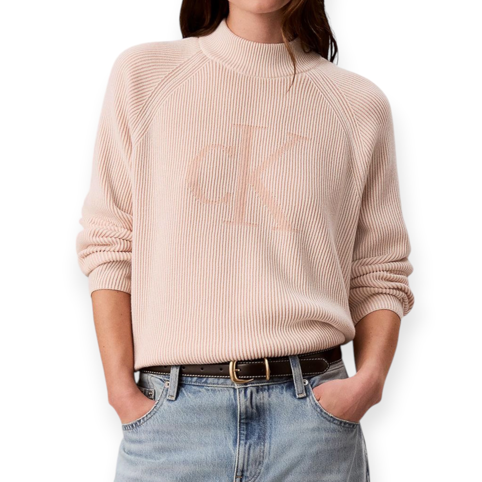סריג נשים CALVIN KLEIN MOCK NECK