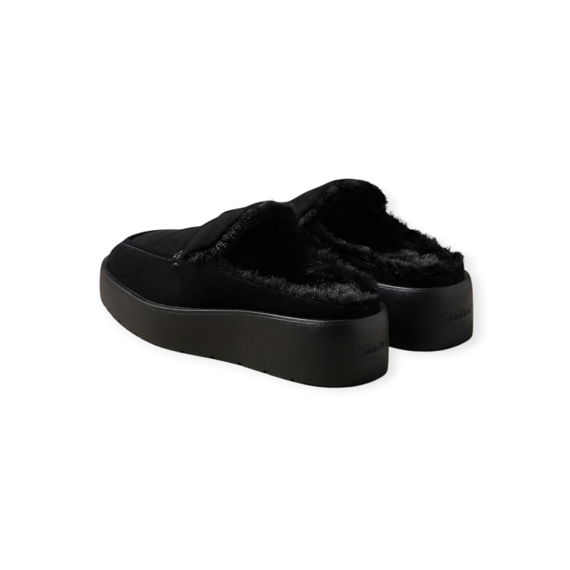 נעלי נשים CALVIN KLEIN FLATFORM MULE SUEDE