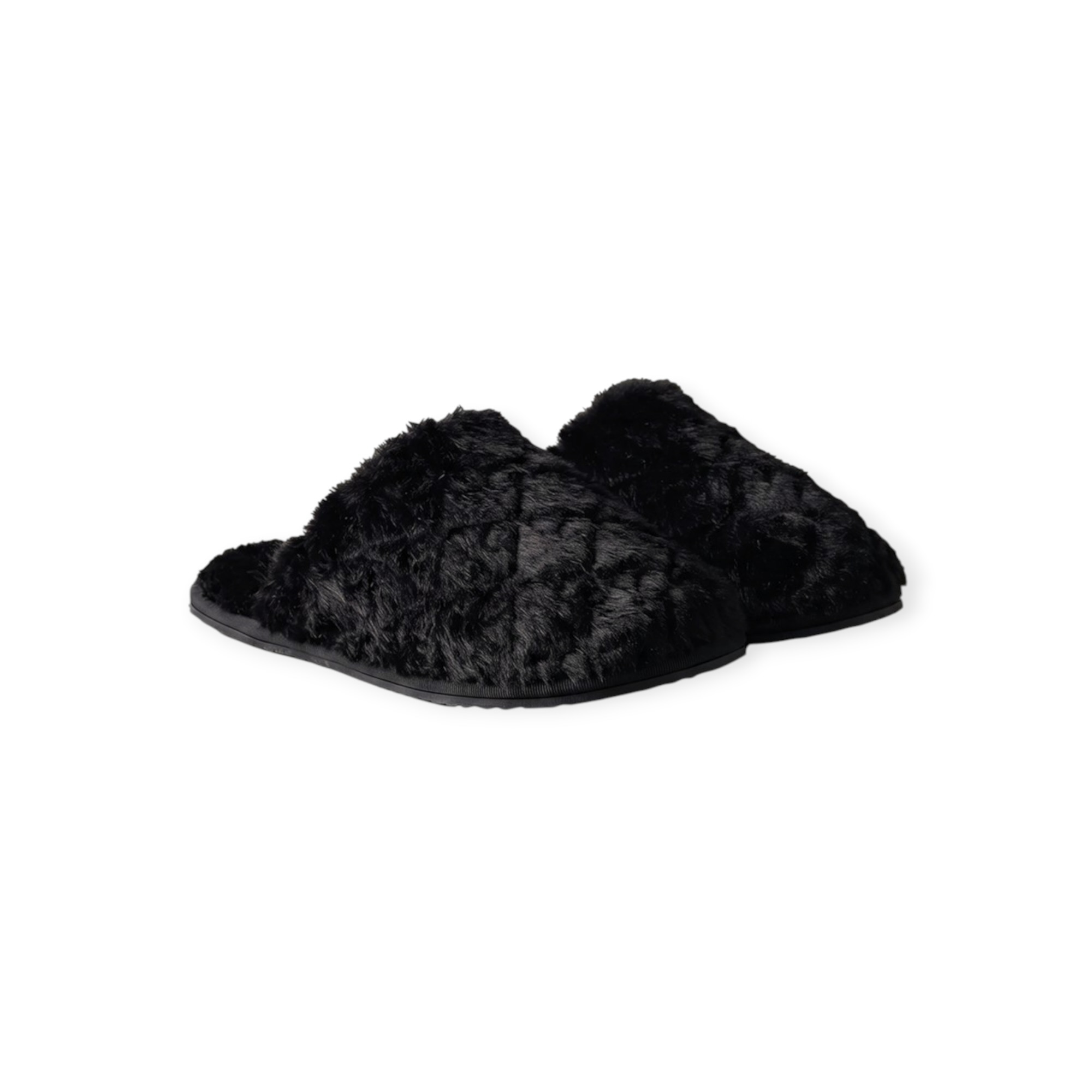 נעלי בית נשים CALVIN KLEIN SLIPPER FUR AOP