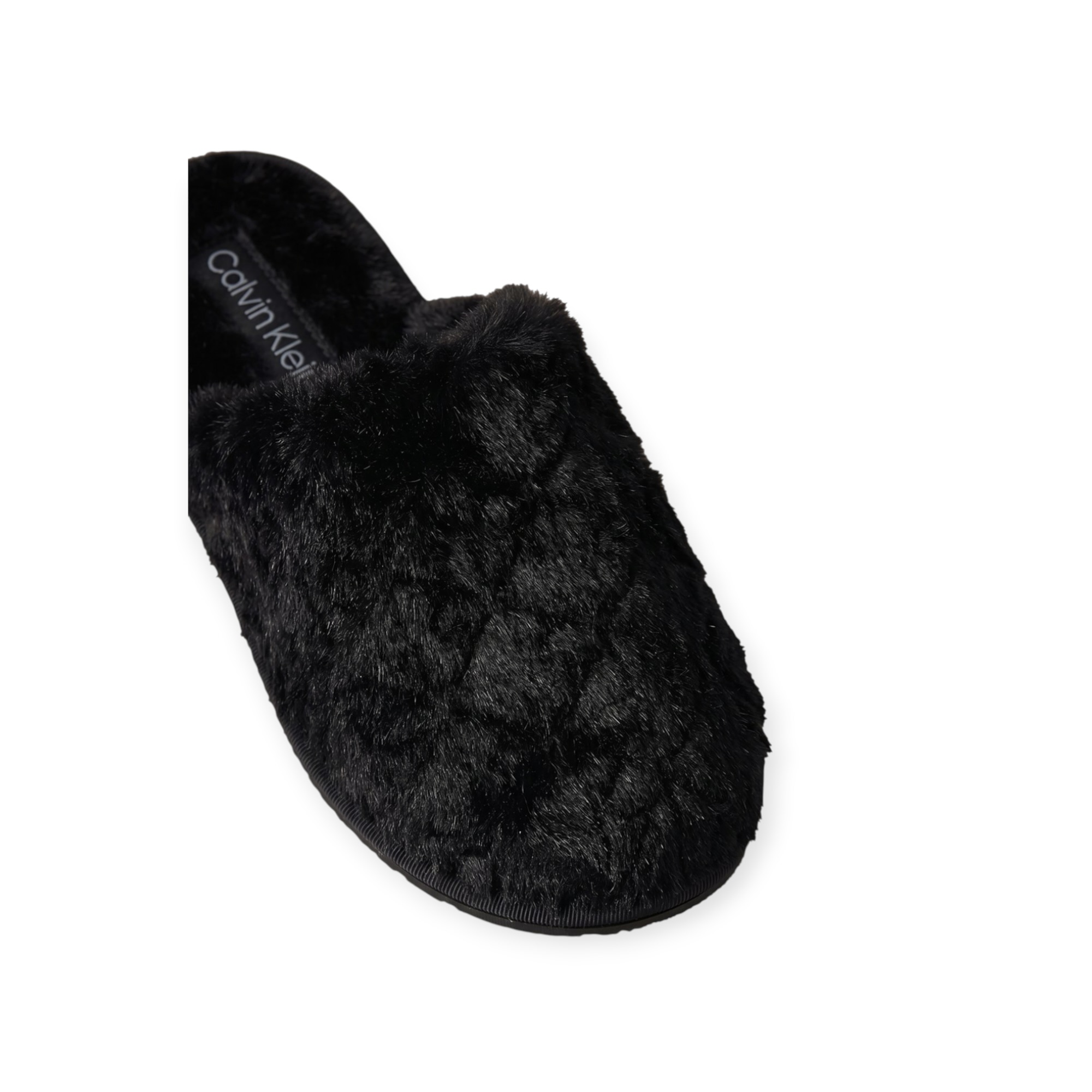 נעלי בית נשים CALVIN KLEIN SLIPPER FUR AOP