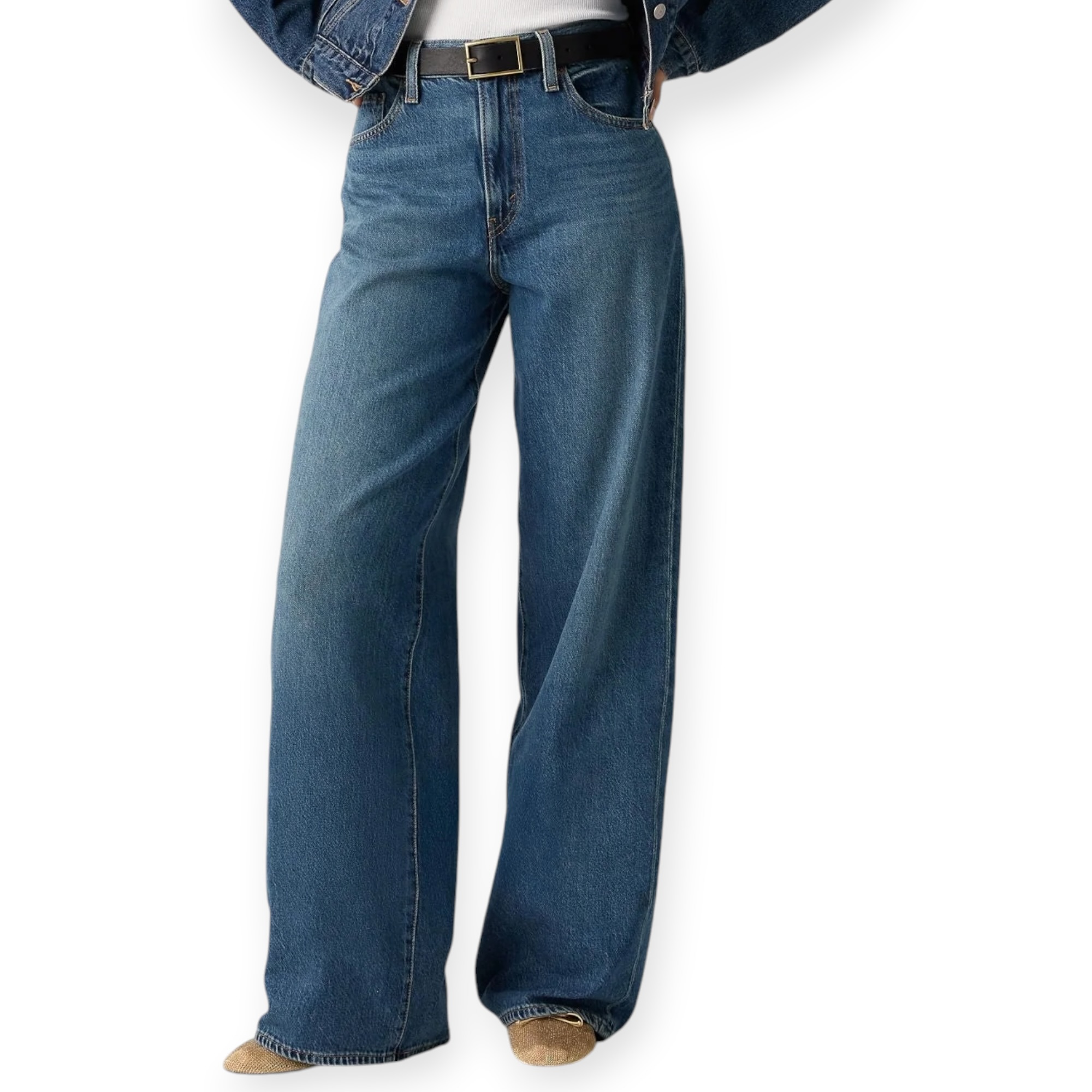 גינס נשים LEVIS CINCH WIDE LEG
