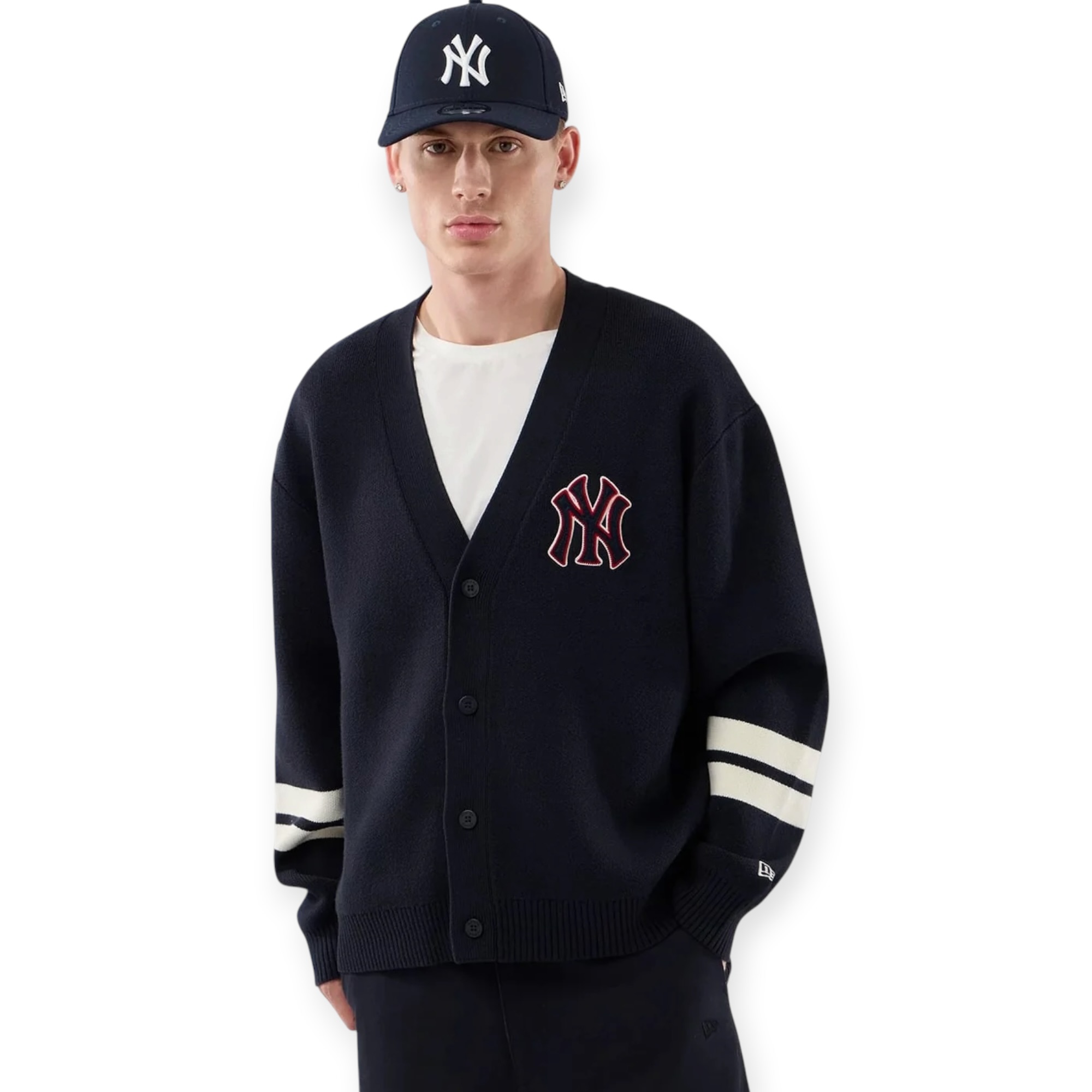 חולצה NEW ERA MKB KNIT CARDIGN חולצה NEW ERA MKB KNIT CARDIGN