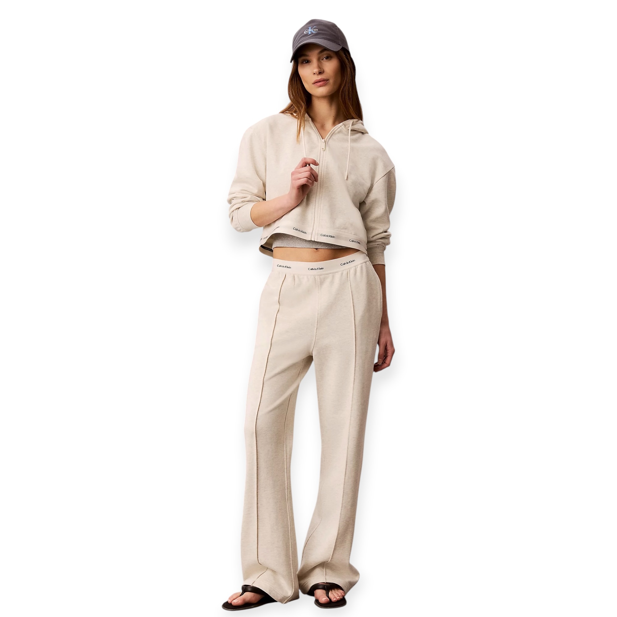 חליפה פרנצטרי נשים CALVIN KLEIN TERRY SET