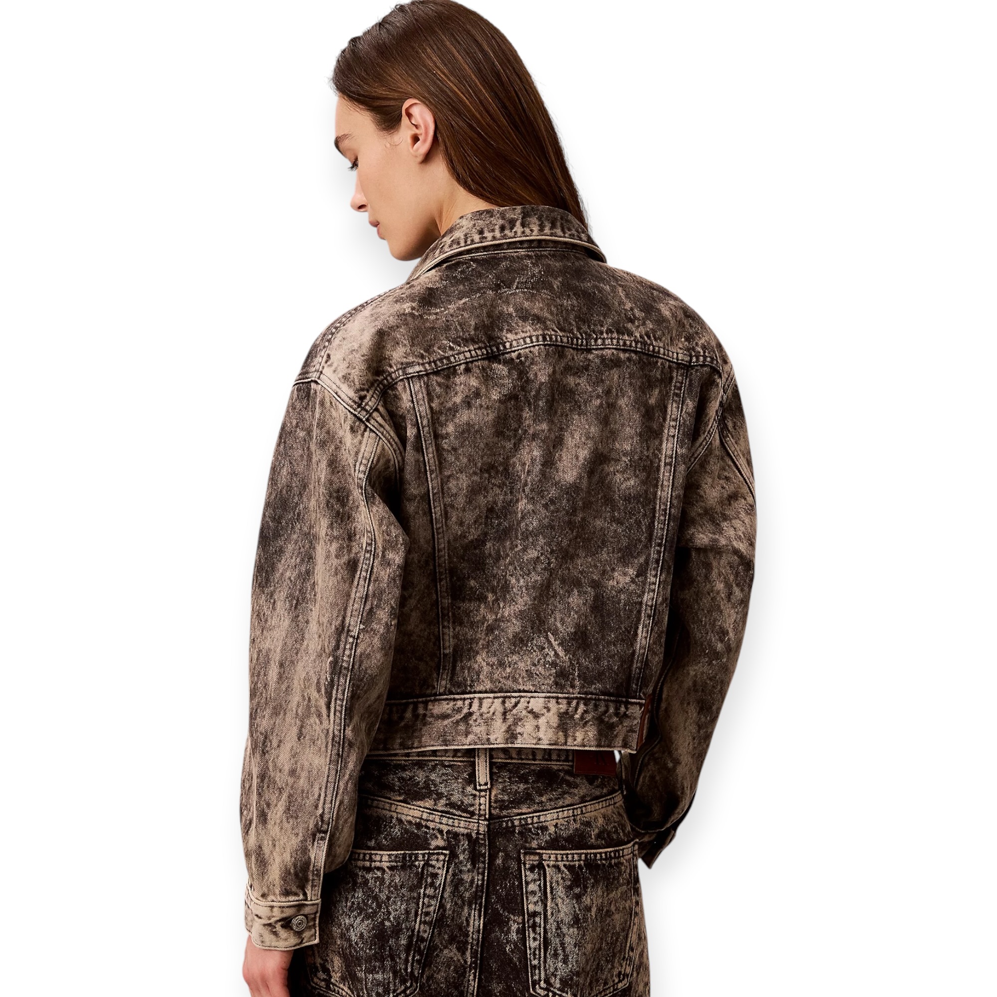 זקט גינס נשים CALVIN KLEIN TRUCKER JACKET