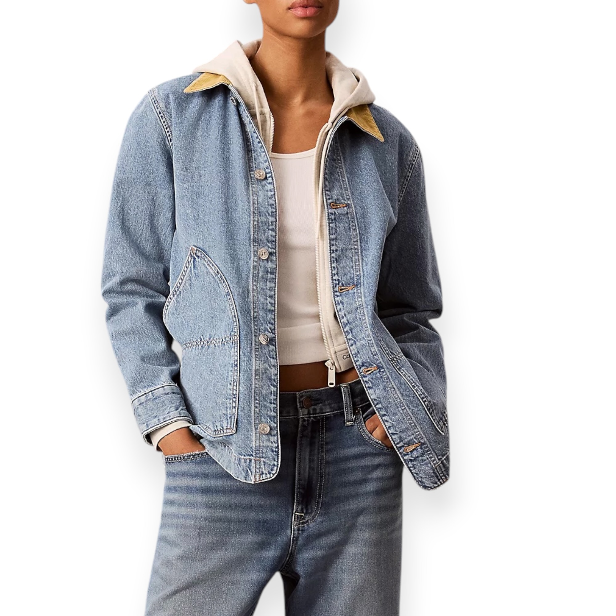 זקט גינס נשים CALVIN KLEIN JACKET