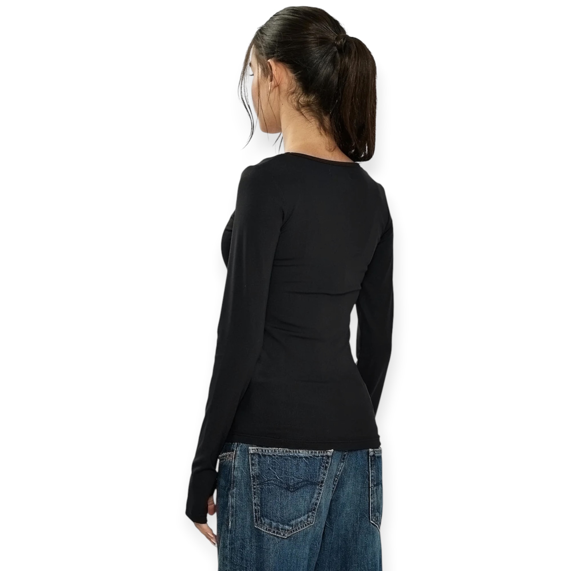 חולצה נשים REPLAY LS SHIRT חולצה נשים REPLAY LS SHIRT
