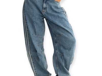 גינס נשים ADIDAS BARREL DENIM PANT
