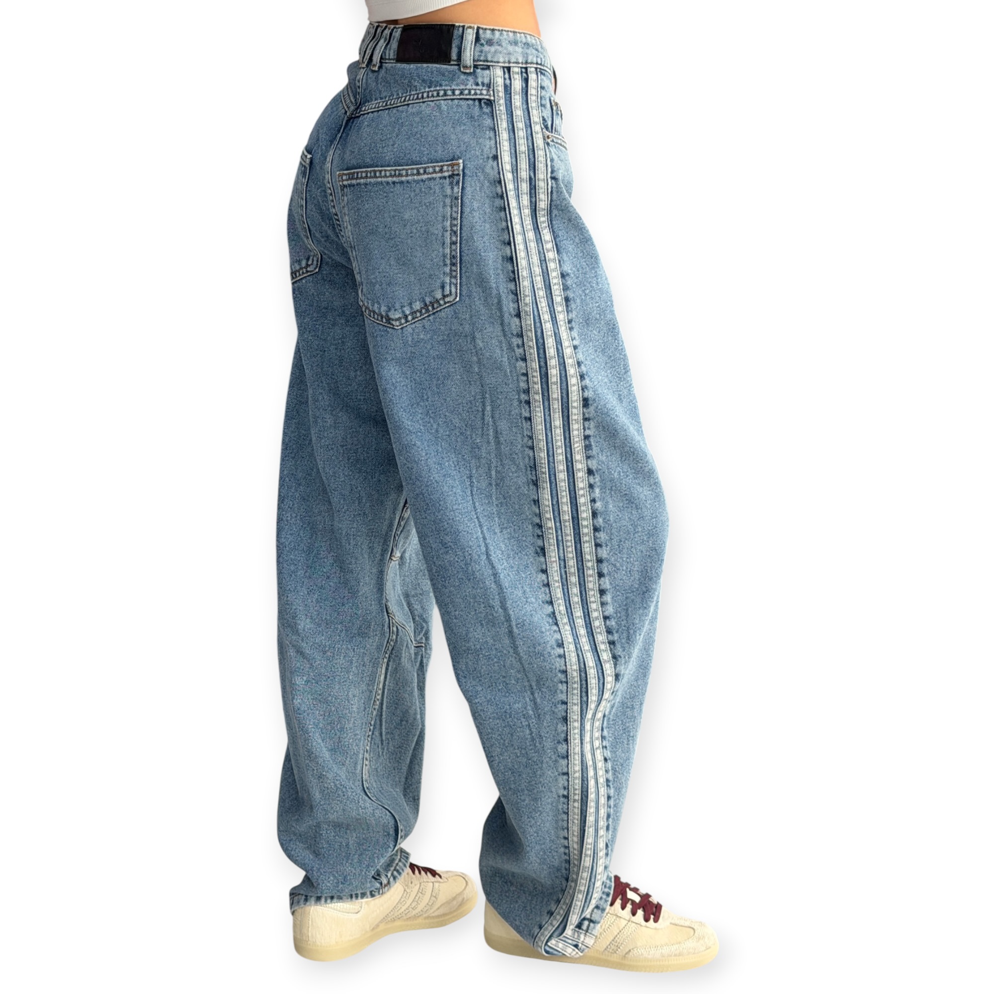 גינס נשים ADIDAS BARREL DENIM PANT