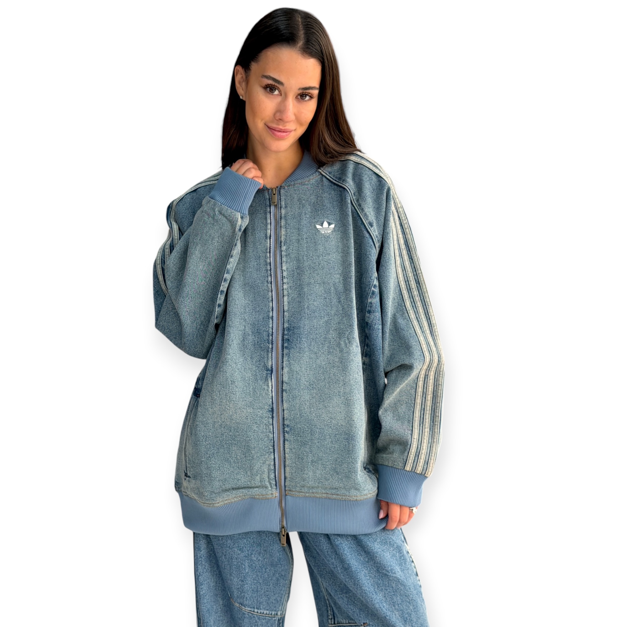 זקט נשים ADIDAS DENIM JACKET זקט נשים ADIDAS DENIM JACKET
