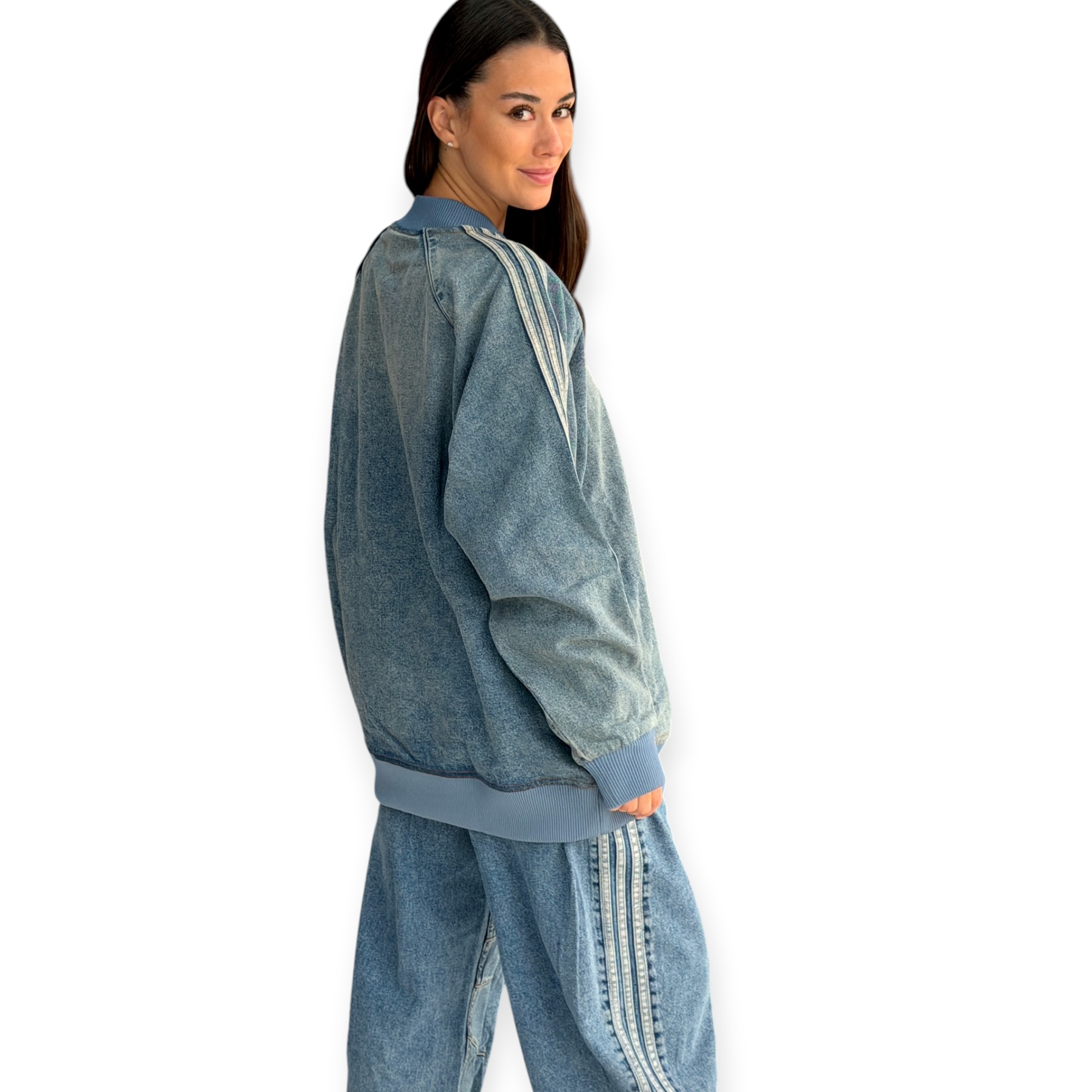 זקט נשים ADIDAS DENIM JACKET זקט נשים ADIDAS DENIM JACKET