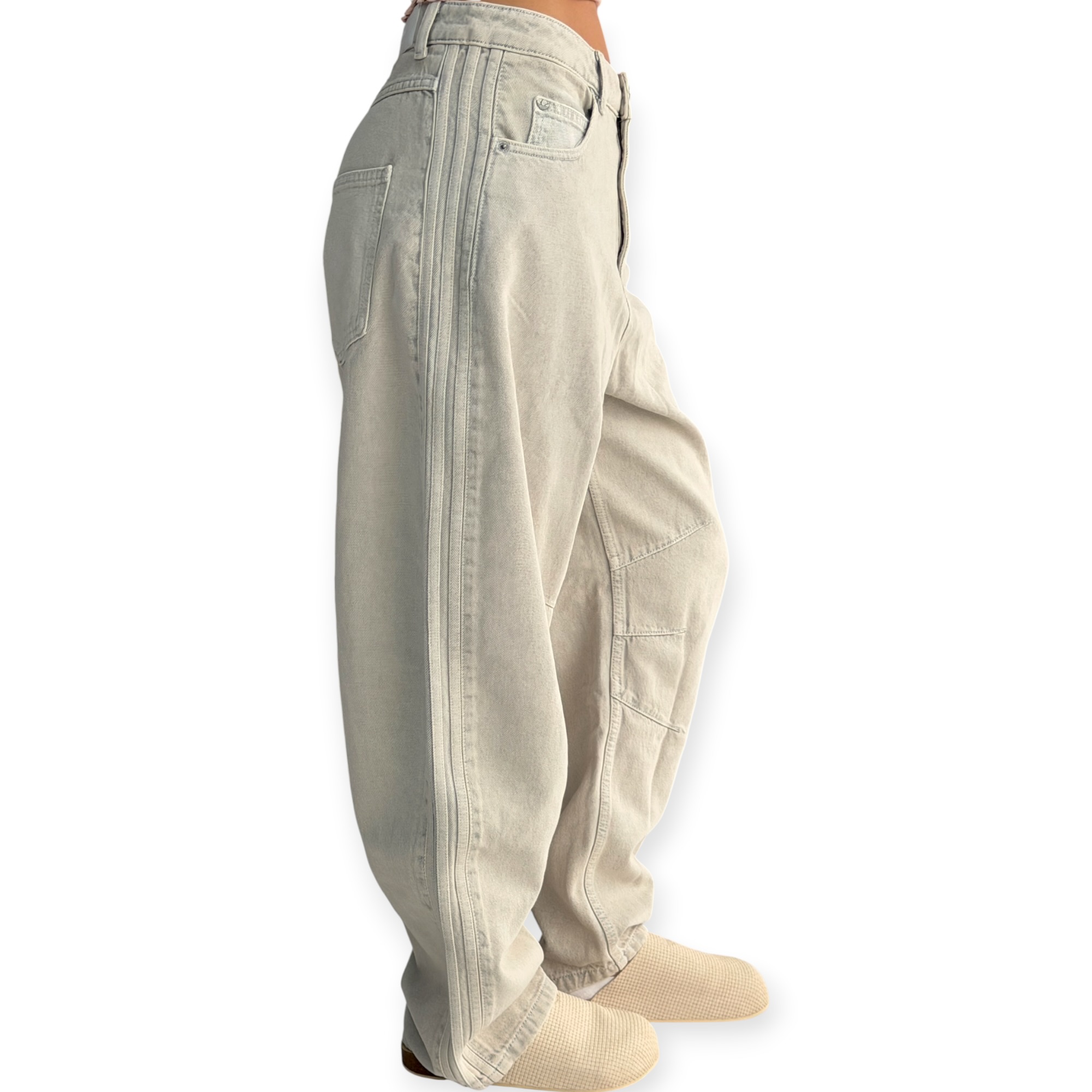 גינס נשים ADIDAS BARREL DENIM PANT