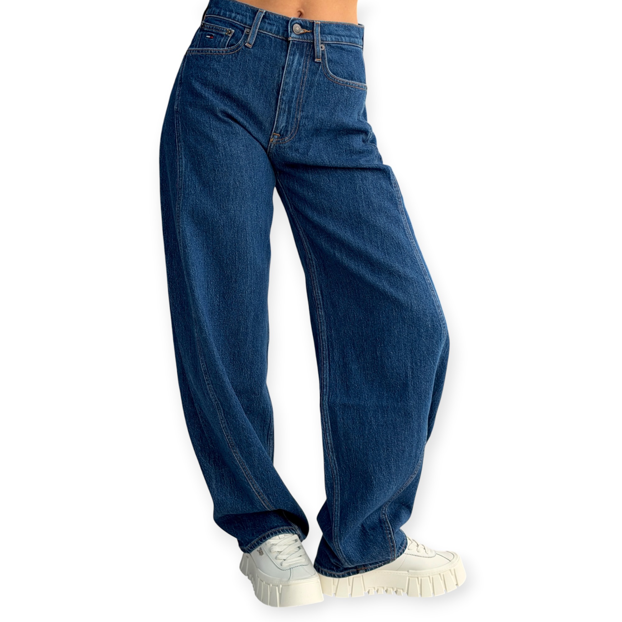גינס נשים TOMMY HILFIGER HIGH RISE BARREL