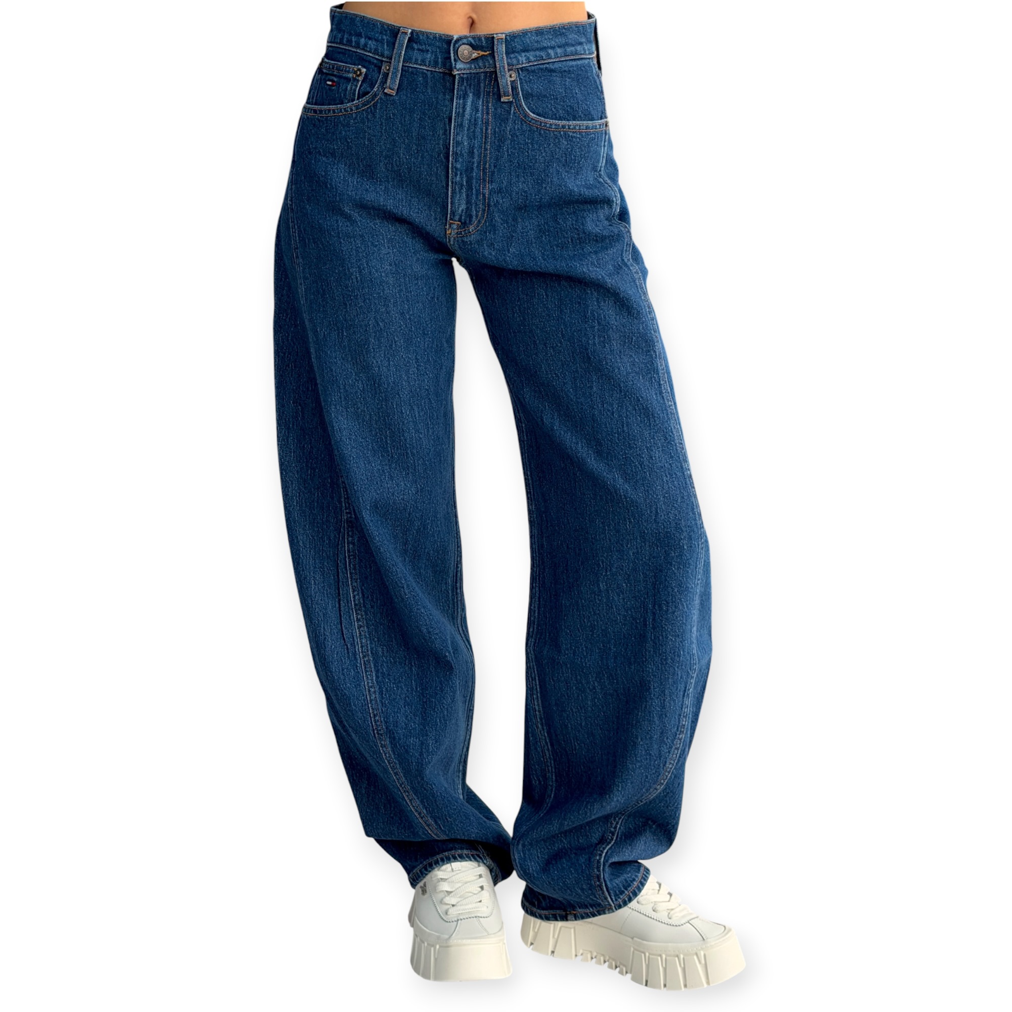 גינס נשים TOMMY HILFIGER HIGH RISE BARREL
