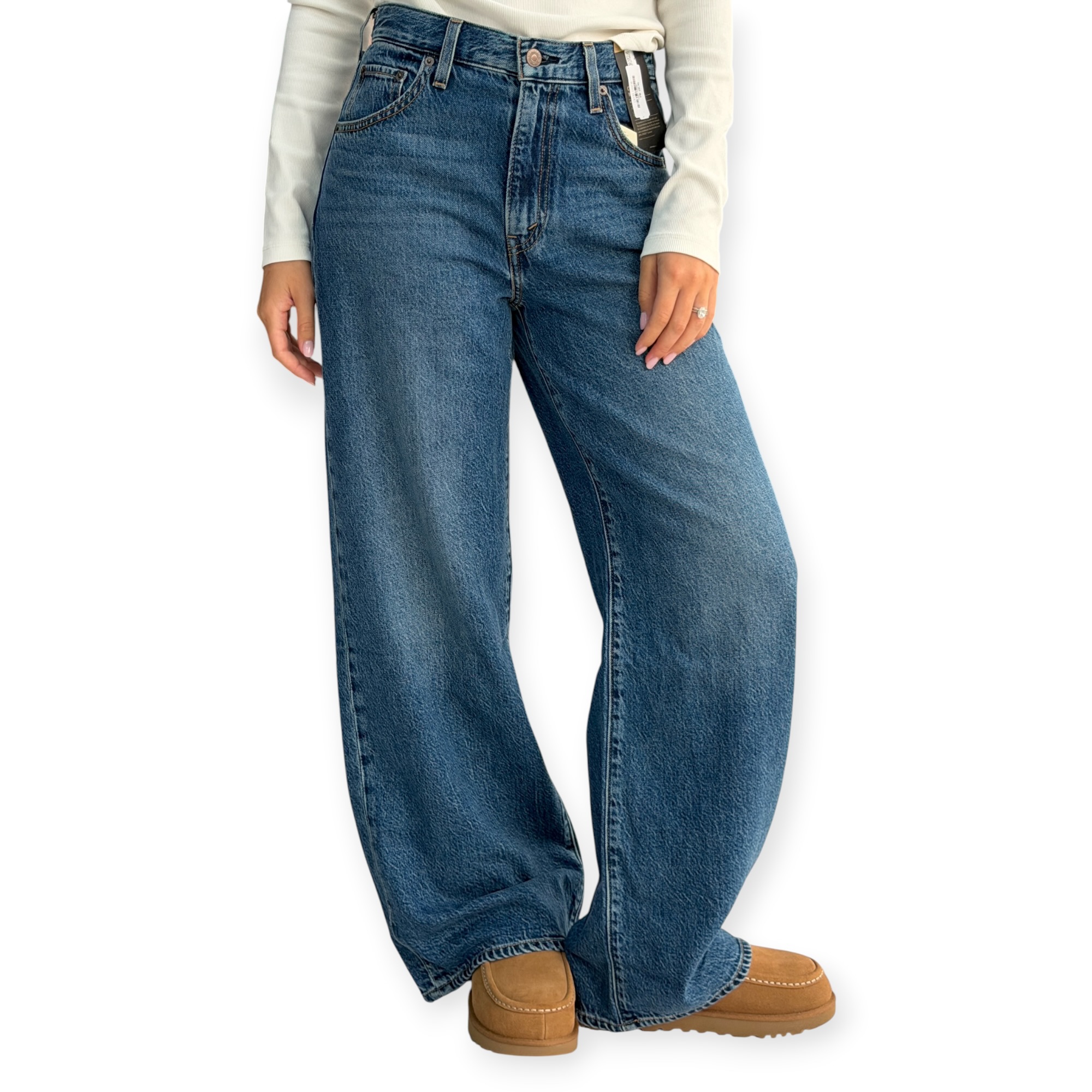 גינס נשים LEVIS CINCH WIDE LEG