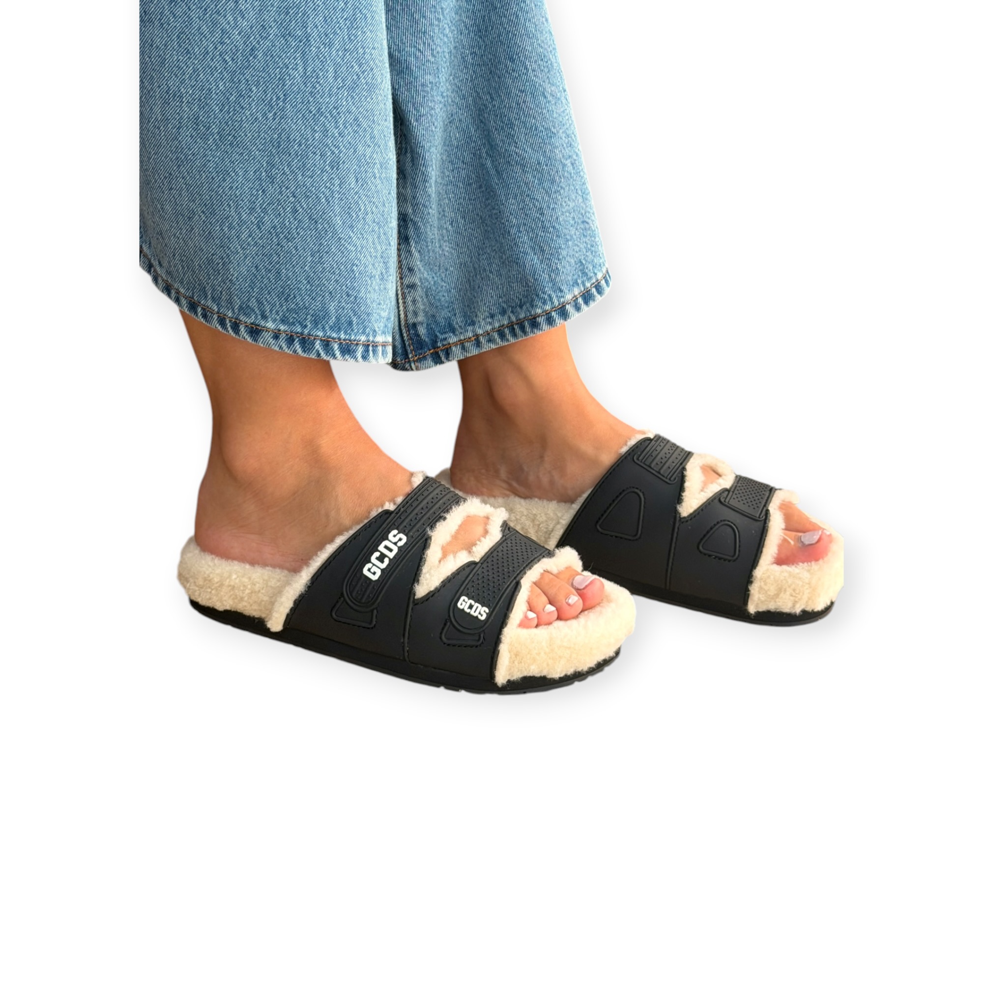 נעלי נשים GCDS WOMEN FLAT SLIDER
