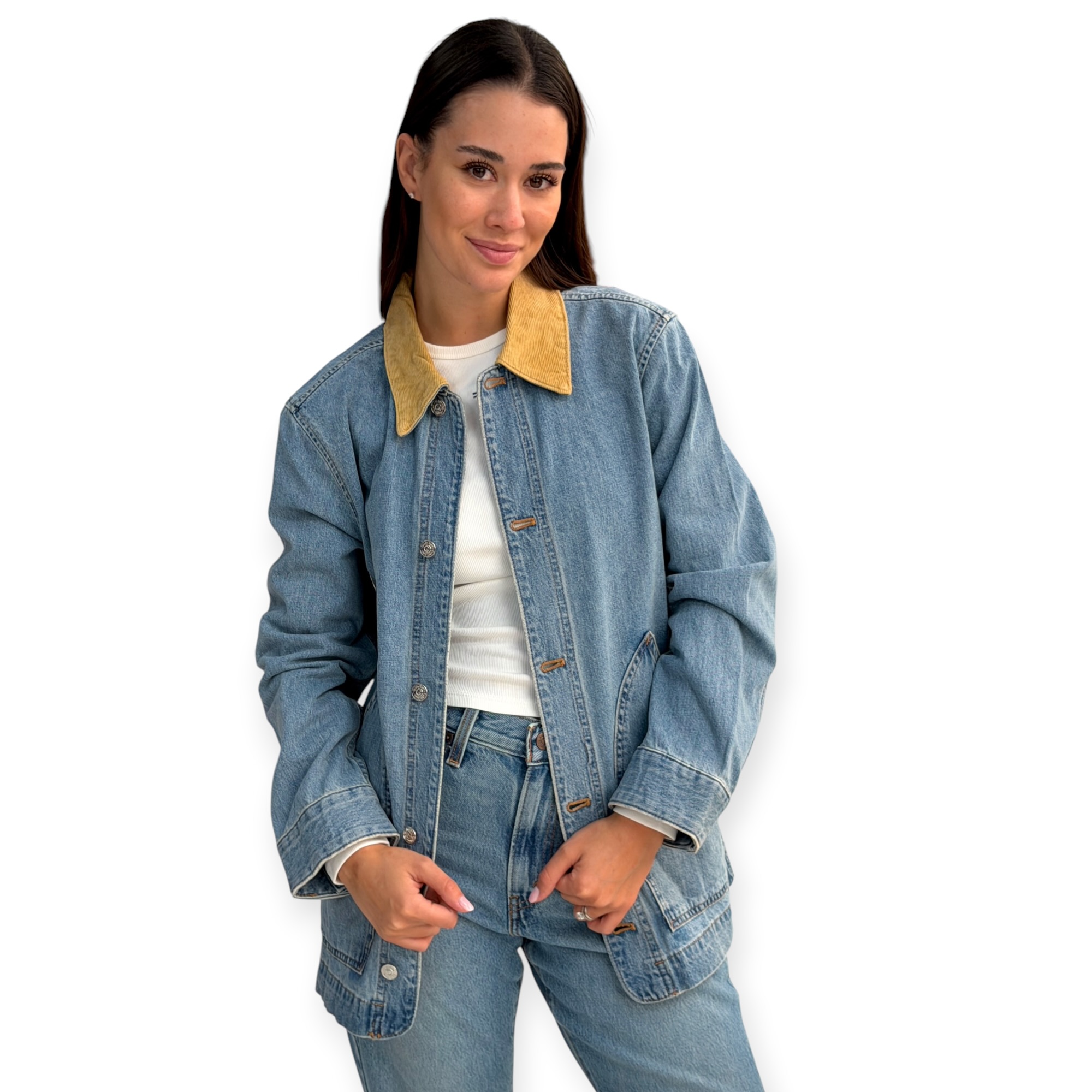 זקט גינס נשים CALVIN KLEIN JACKET