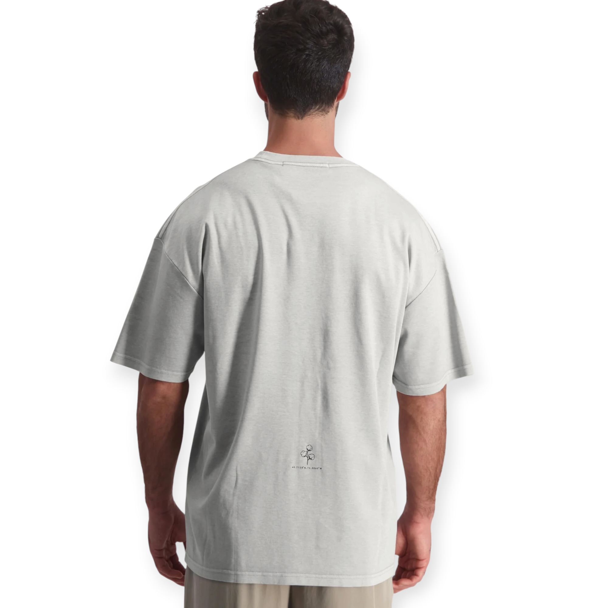 חולצה אוברסייז גברים THIRTY DEGREES COORDINATE OVERSIZE SHIRT
