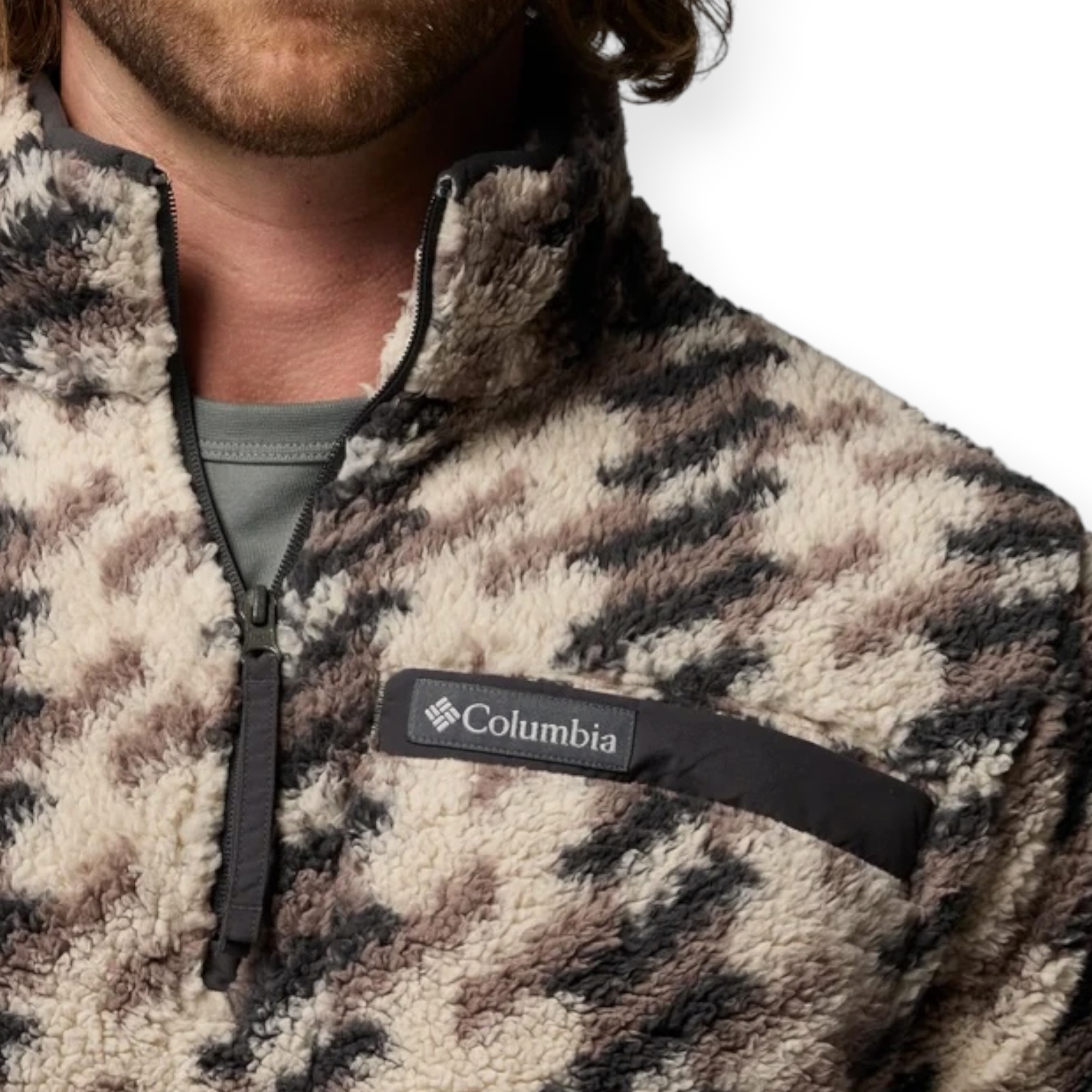 חולצה פליז גברים COLUMBIA RUGGED RIDGE HIGH PILE H/Z