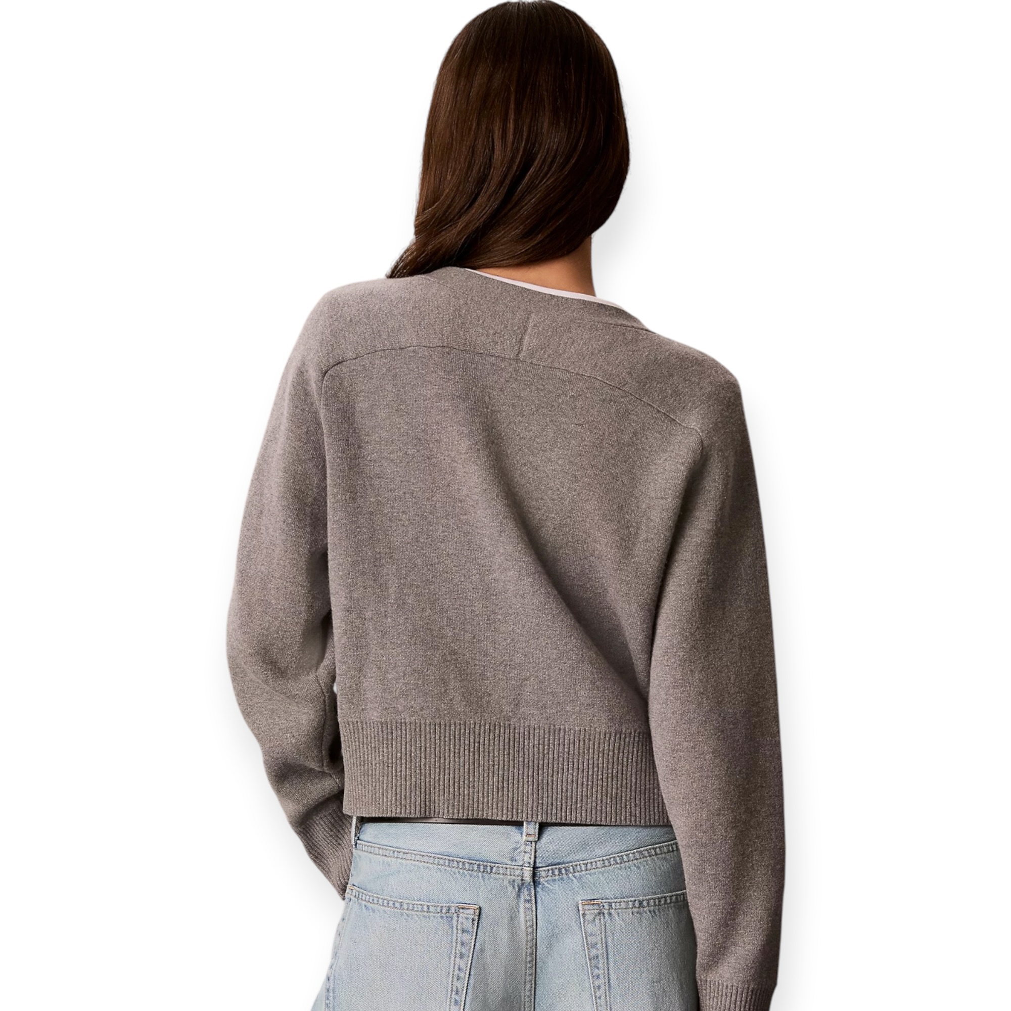 חולצה נשים CALVIN KLEIN WOOL CARDIGAN