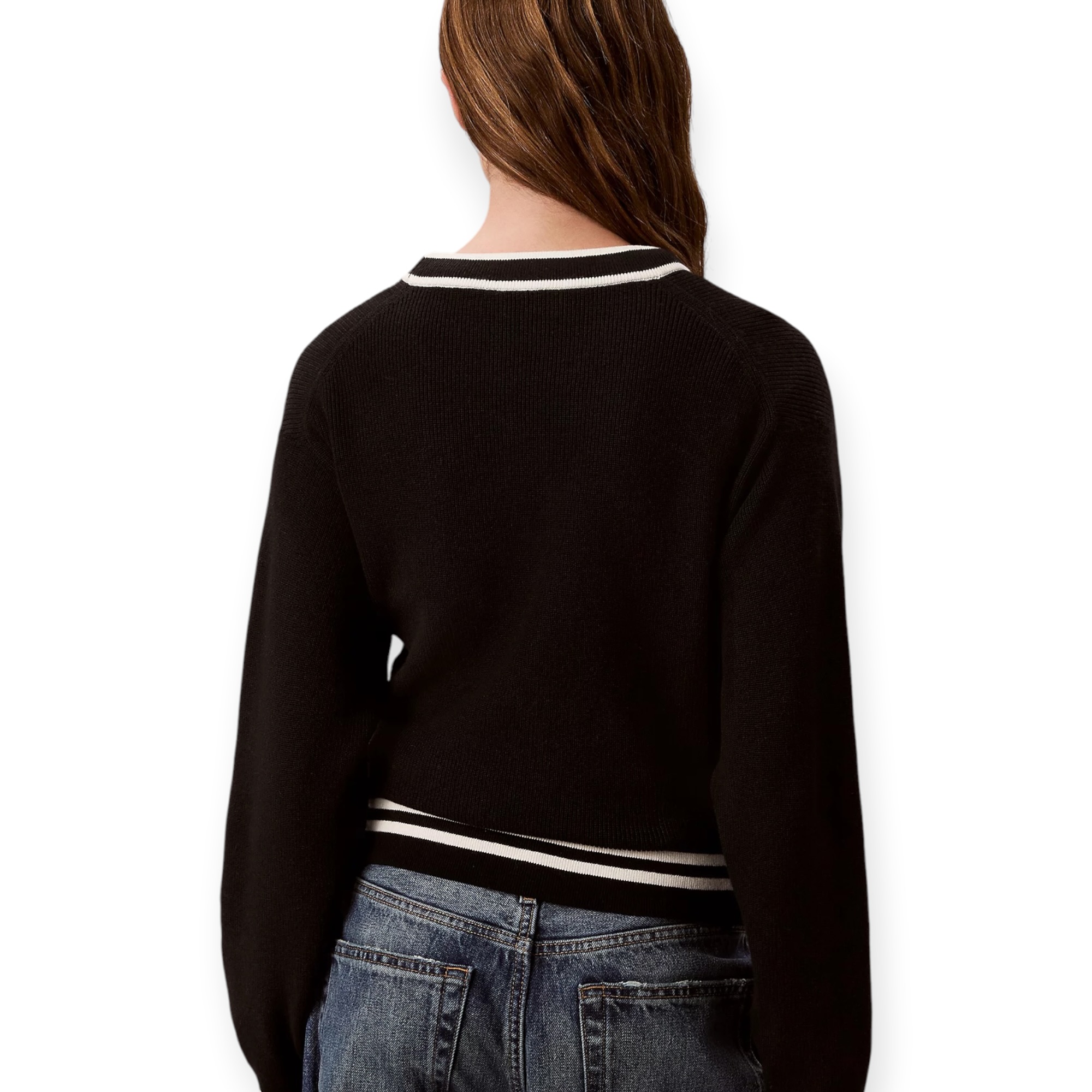 חולצה נשים CALVIN KLEIN WOVEN SWEATER