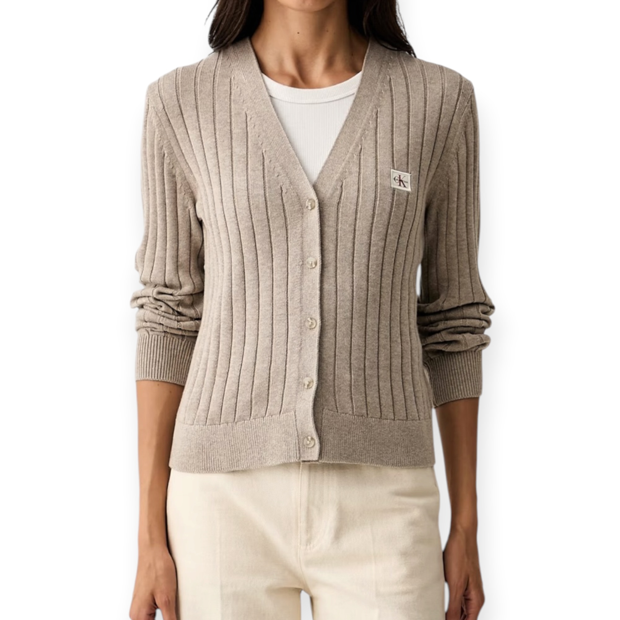חולצה נשים CALVIN KLEIN WOVEN CARDIGAN