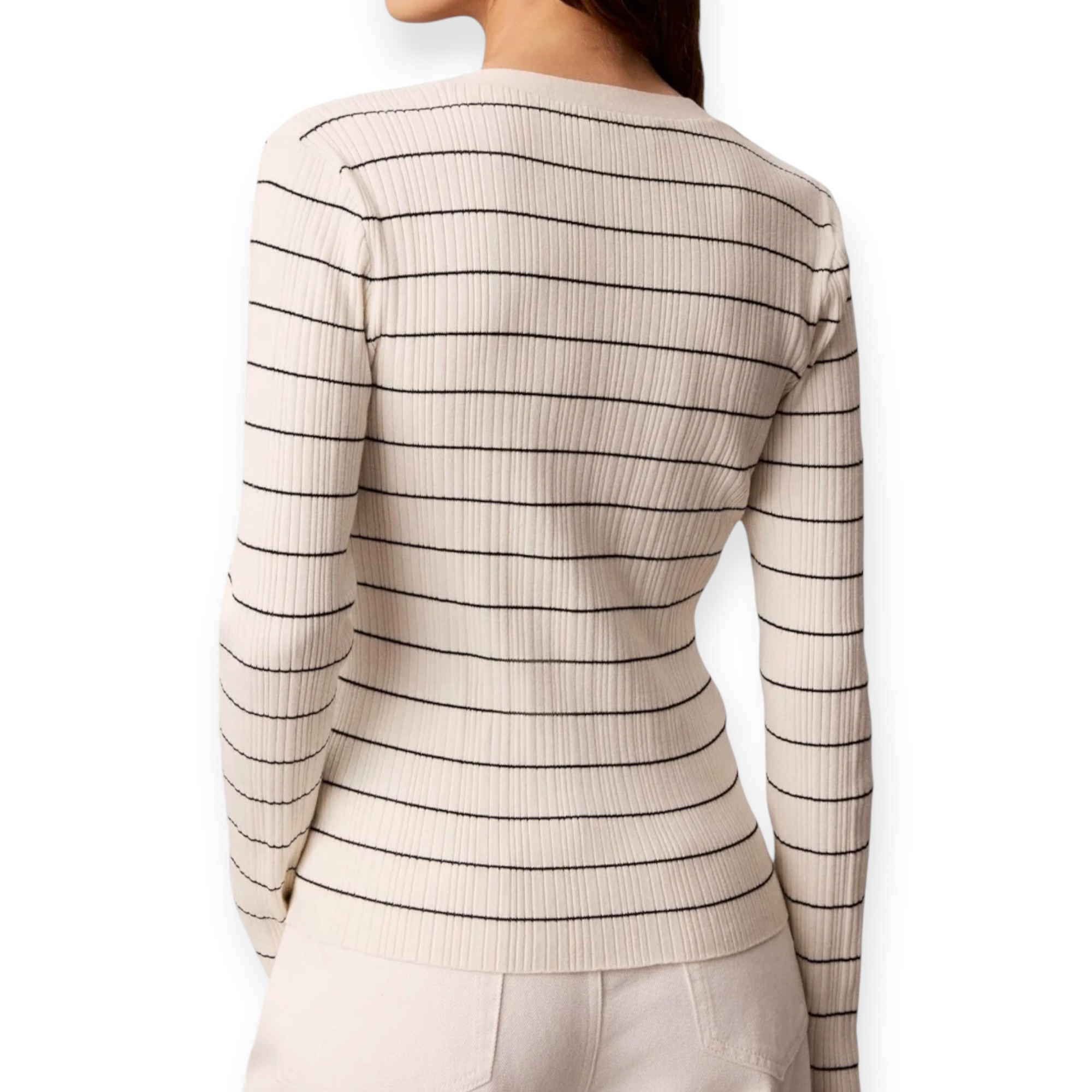 חולצה נשים CALVIN KLEIN TECH KNIT RIB CARDIGAN
