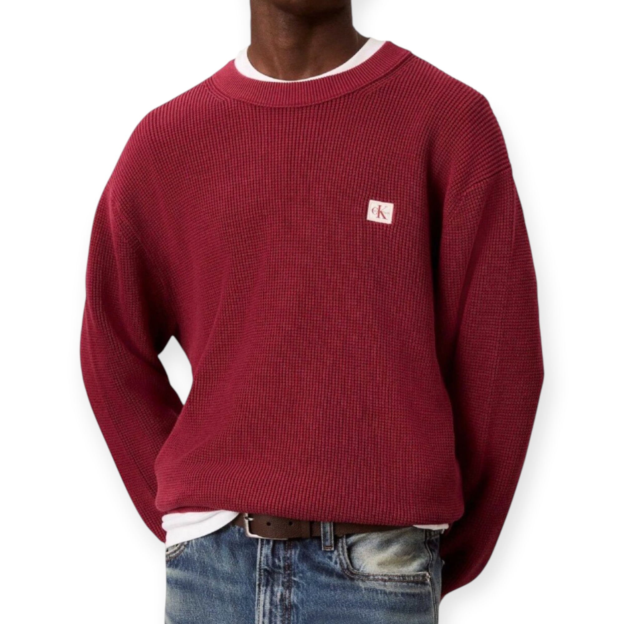 חולצה גברים CALVIN KLEIN CREW NECK SWEATER