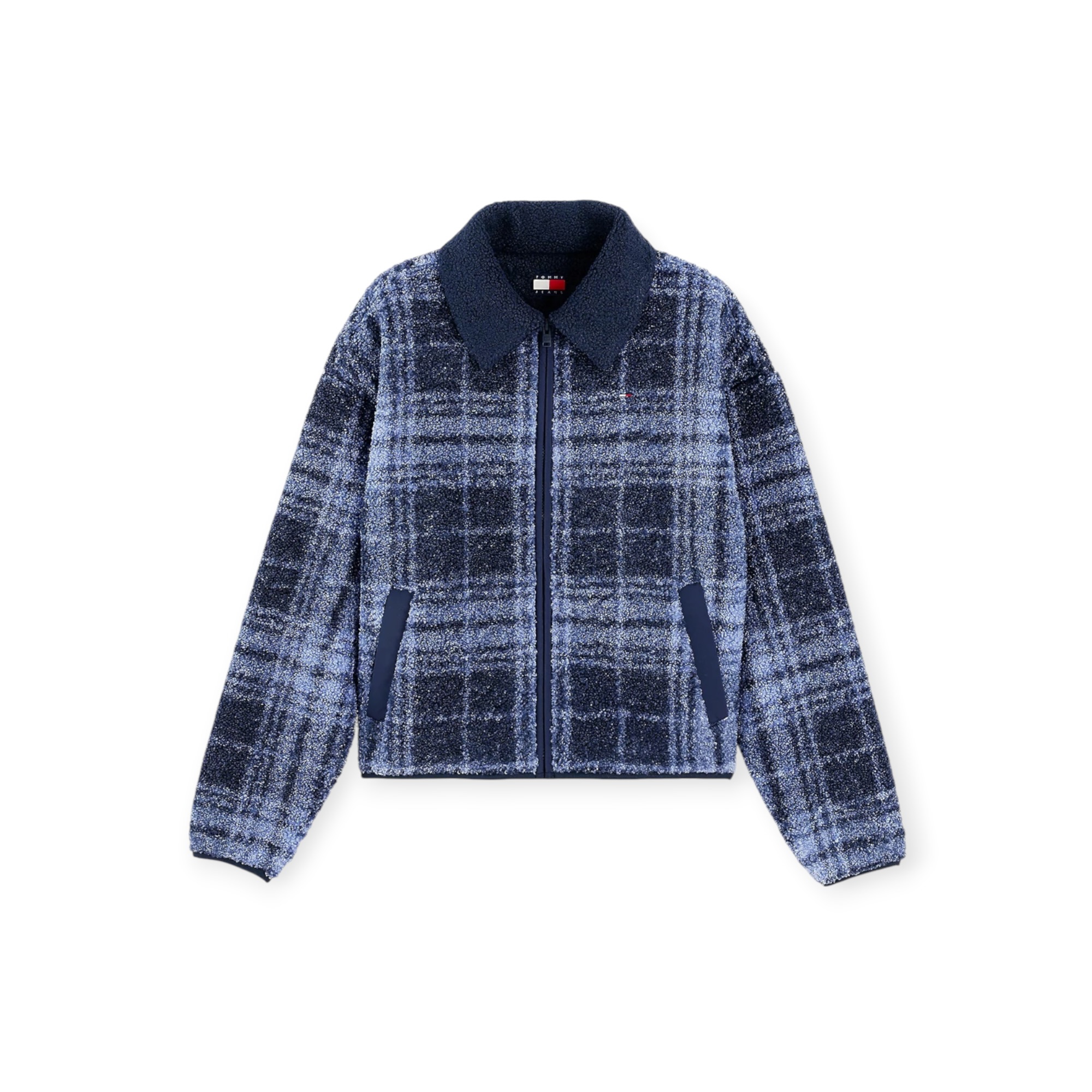 מעיל נשים TOMMY HILFIGER ZIP TEDDY JACKET